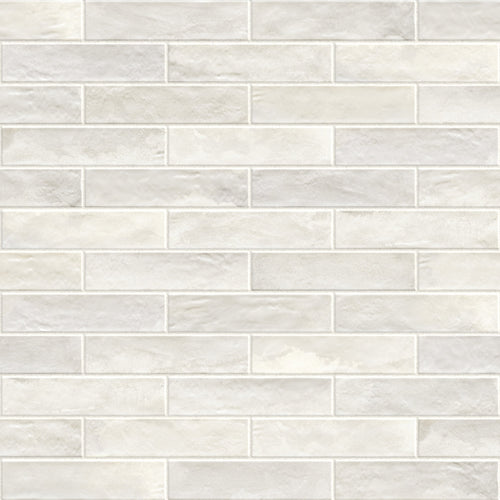 4Earth 3x12 Glossy Porcelain Tile in Glacier