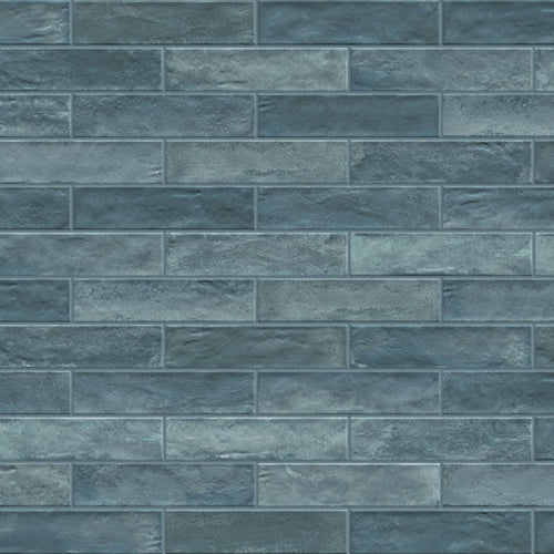 4Earth 3x12 Glossy Porcelain Tile in Sky