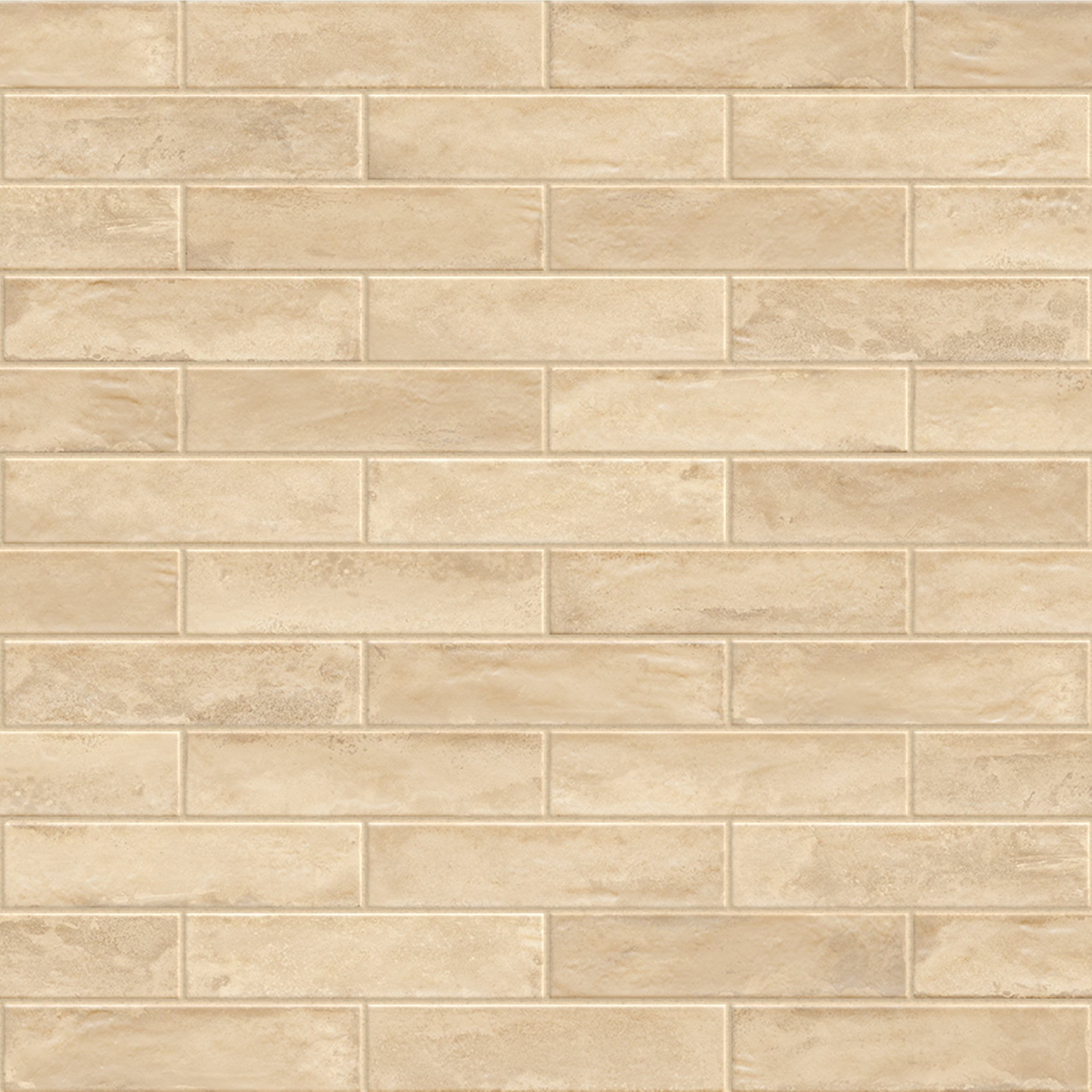 4Earth 3x12 Glossy Porcelain Tile in Desert