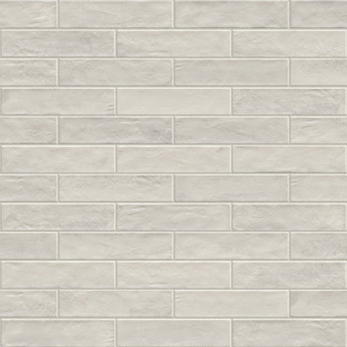 4Earth 3x12 Glossy Porcelain Tile in Moon