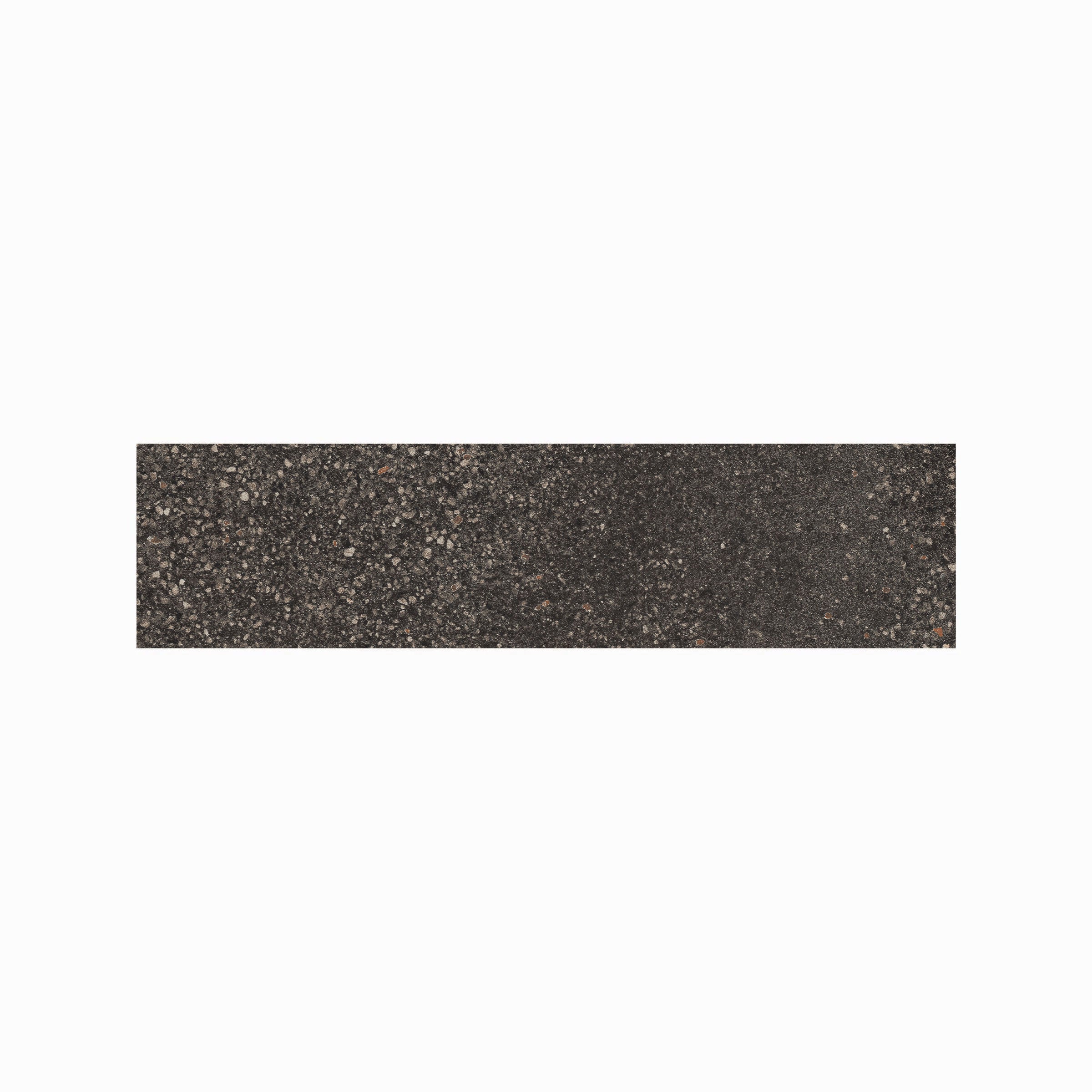 Area 51 3x12 Matte Porcelain Bullnose Tile in Black