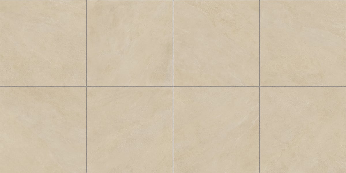 Tycoon 32x32 Matte Porcelain Tile in Buff