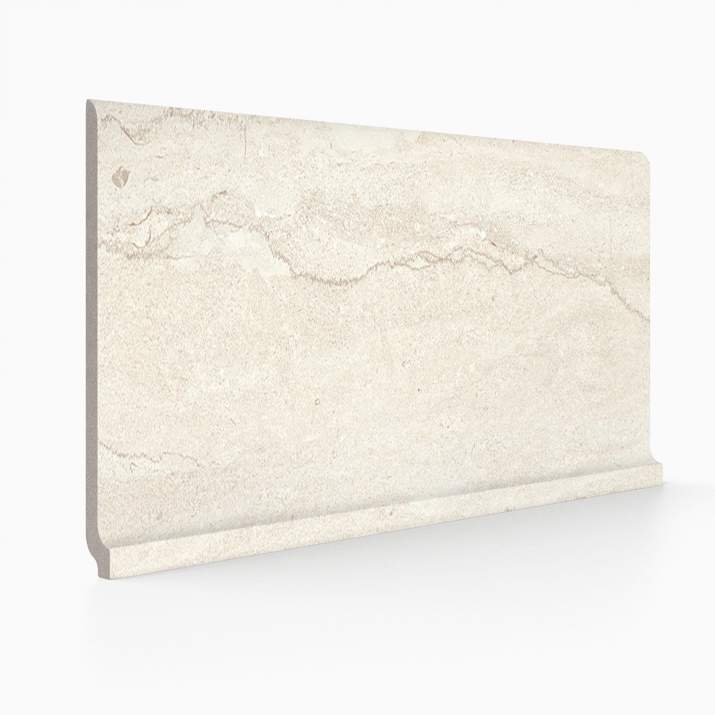 EcoStone 6x12 Matte Porcelain Cove Base Tile in Vein-Cut Fog