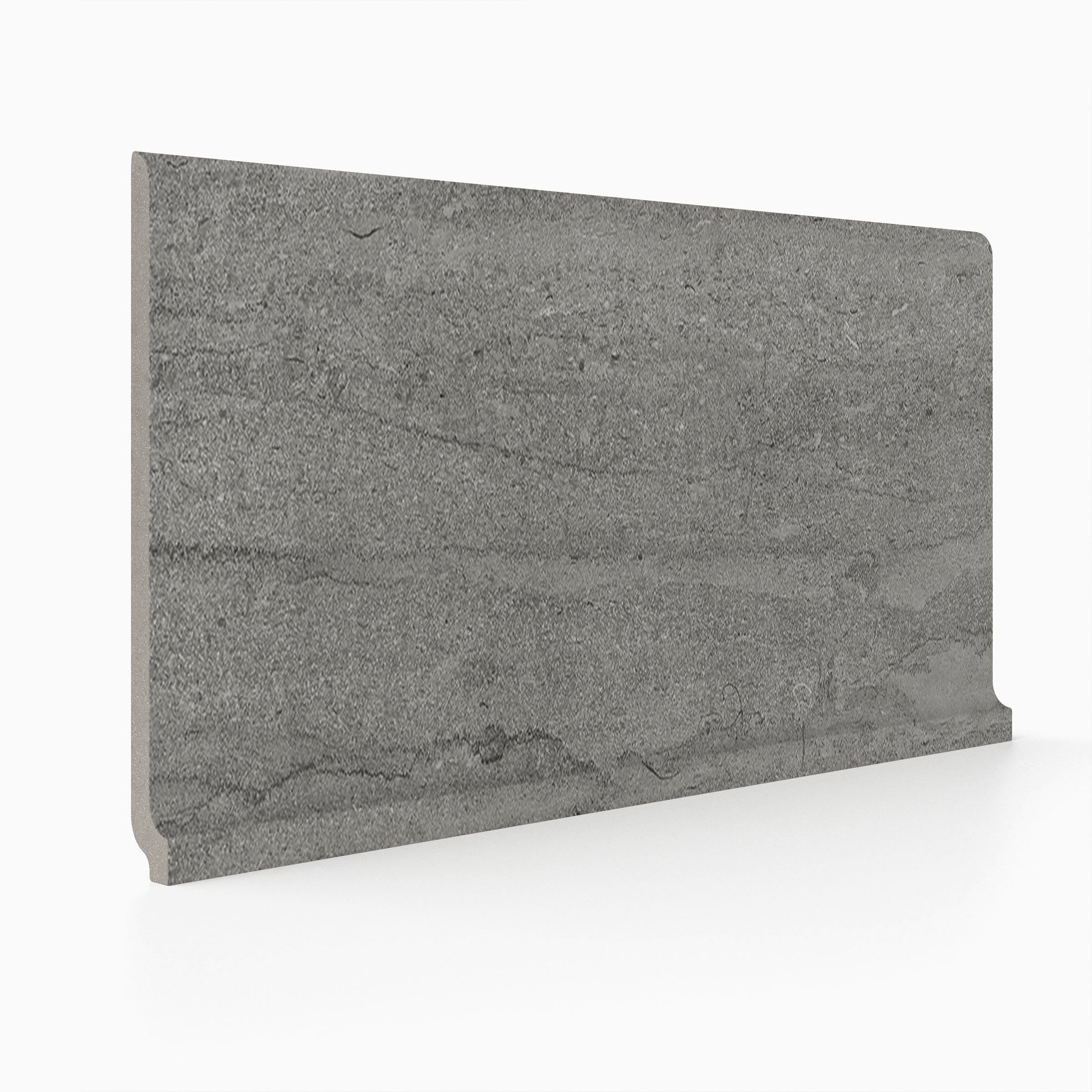 EcoStone 6x12 Matte Porcelain Cove Base Tile in Vein-Cut Pumice