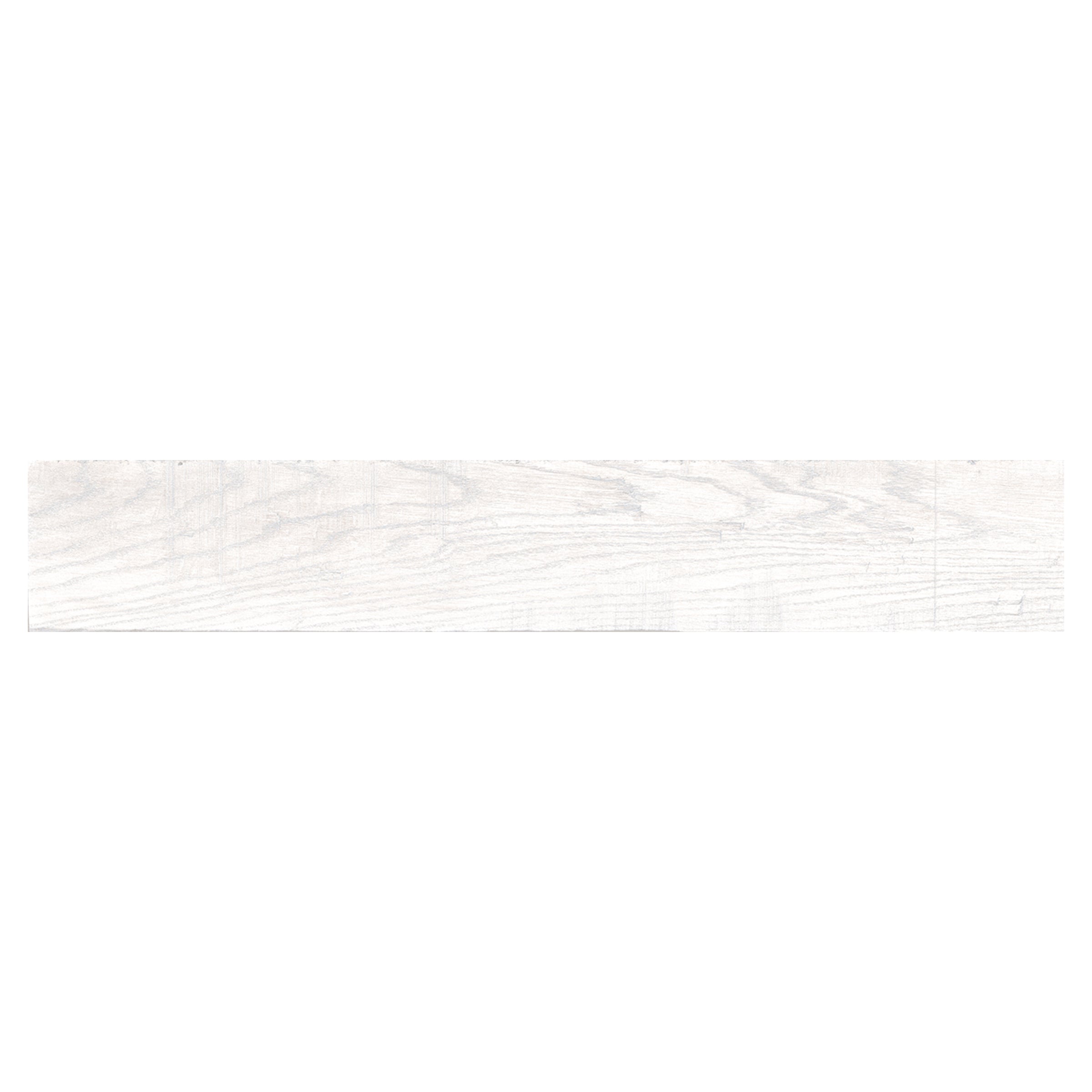 Lacquered Wood 6x36 Glossy Porcelain Tile in White