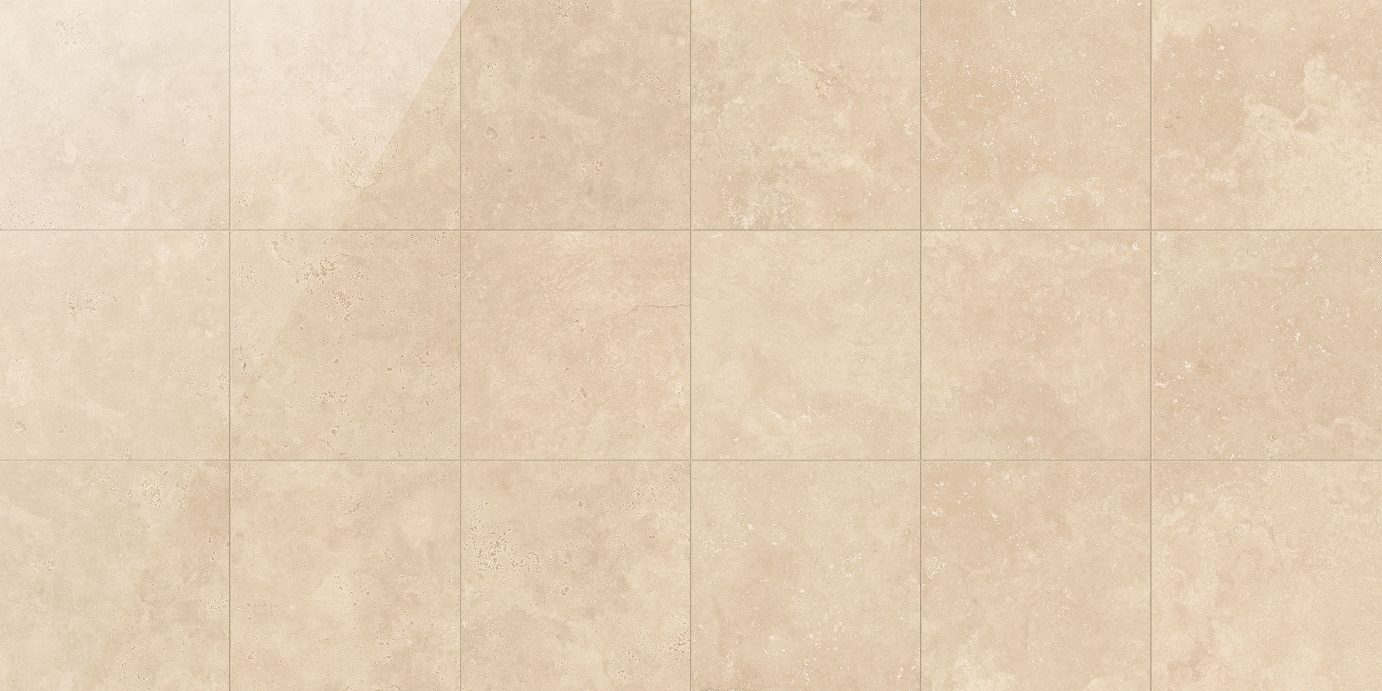 Luxury 12x12 Polished Porcelain Tile in Marfil