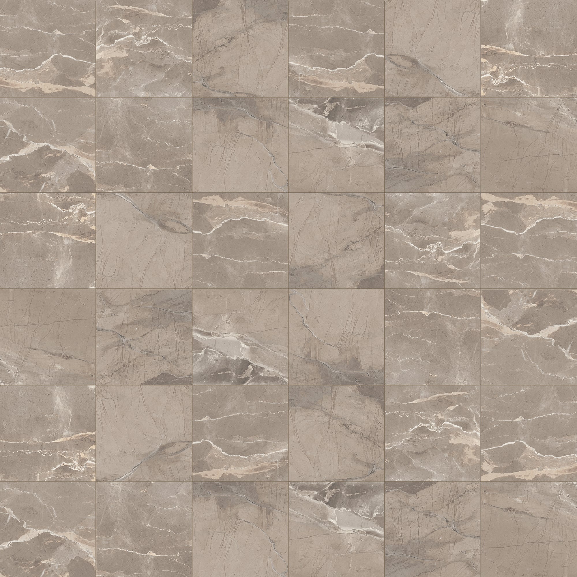 Absolute 2x2 Matte Porcelain Mesh Mosaic Tile in Taupe