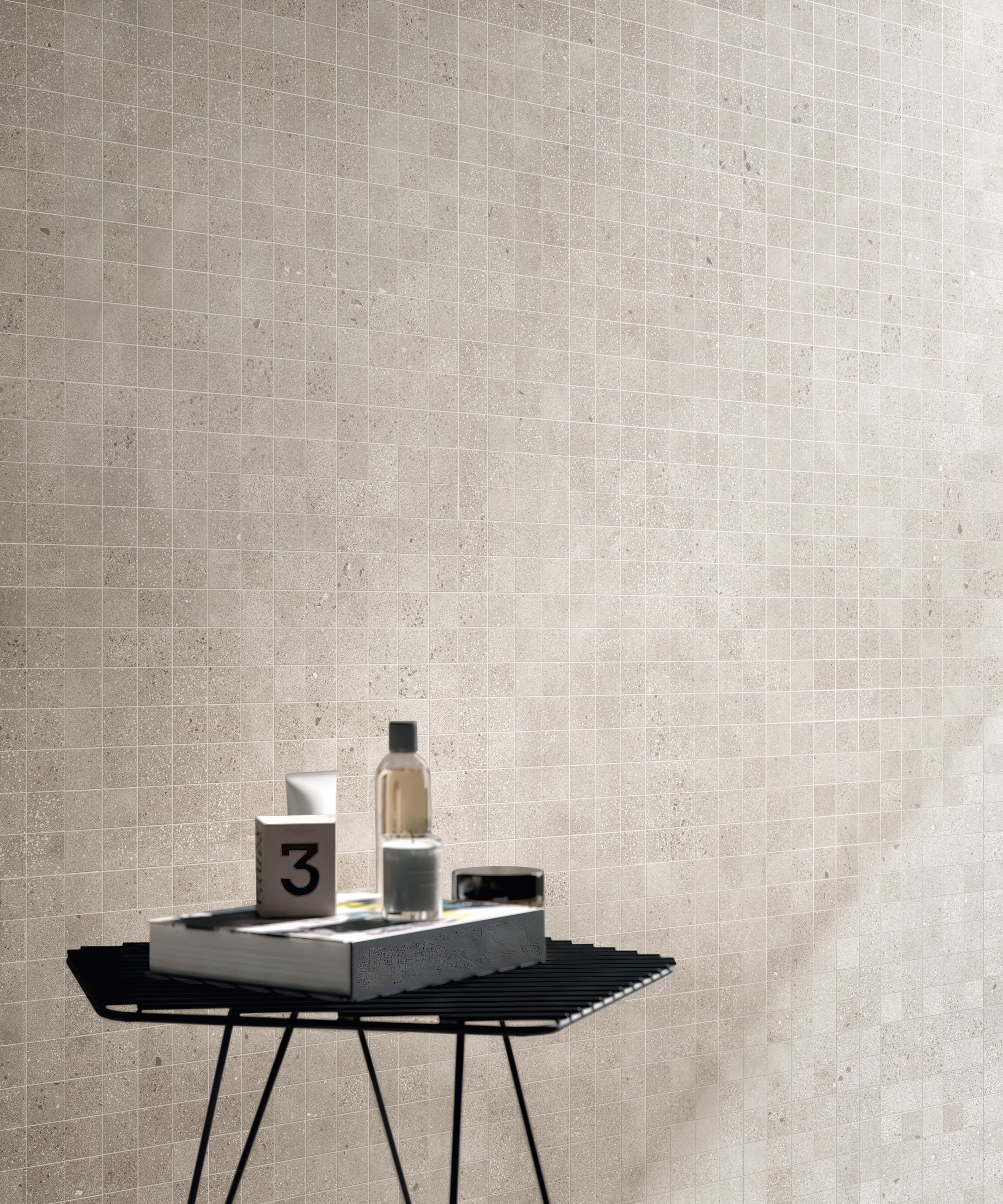 Area 51 2x2 Matte Porcelain Mesh Mosaic Tile in Clay