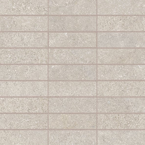 Atelier 1x4 Matte Porcelain Mesh Mosaic Tile in Sunset