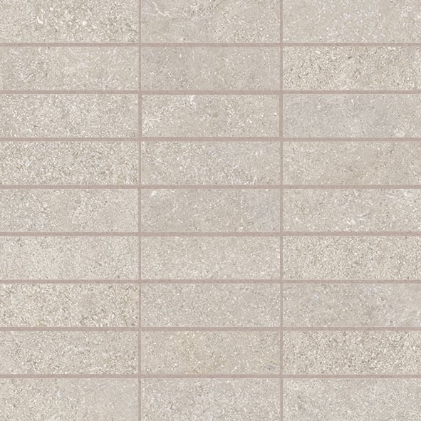 Atelier 1x4 Matte Porcelain Mesh Mosaic Tile in Sunset