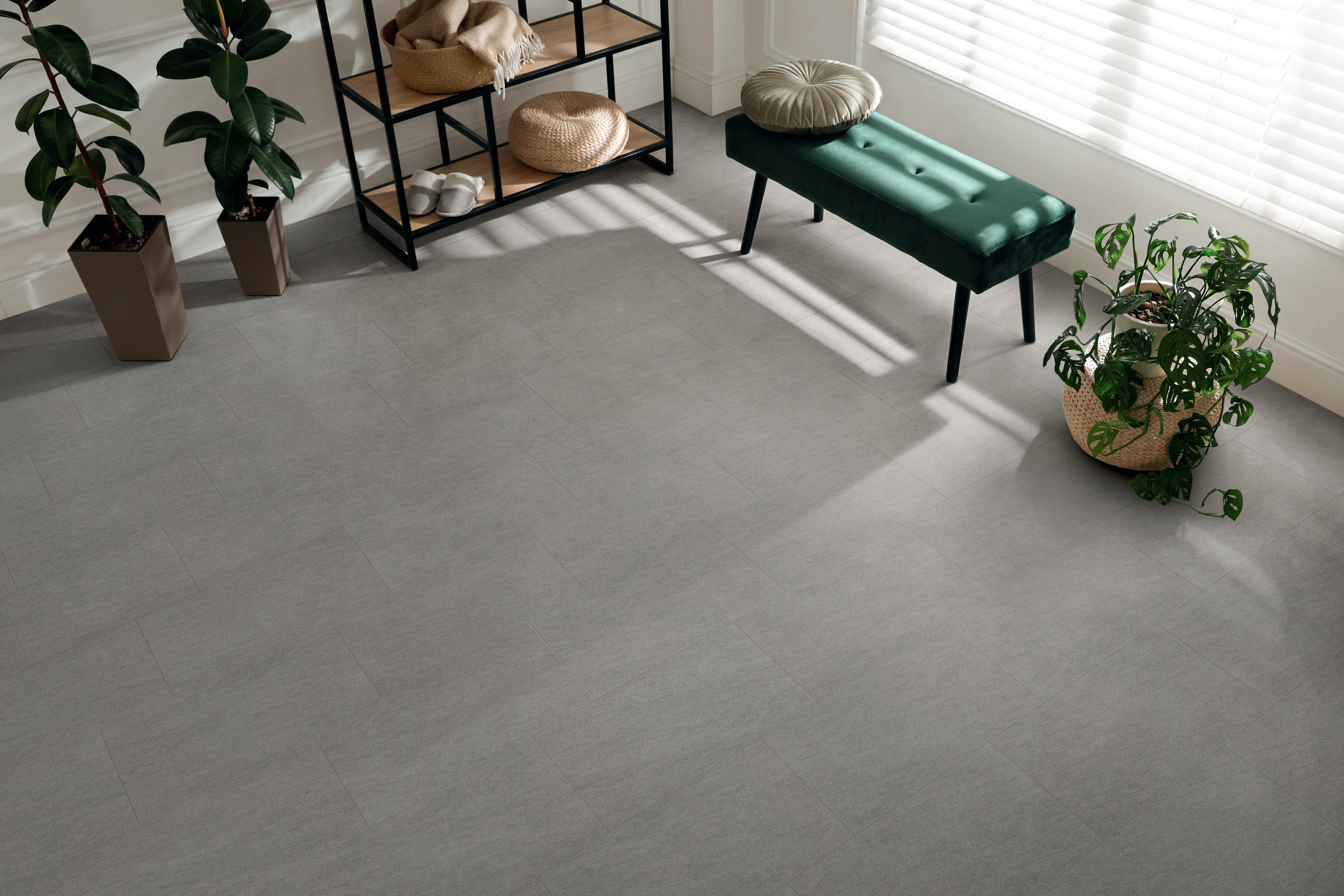 Basalt 12x24 Matte Porcelain Tile in Light Grey