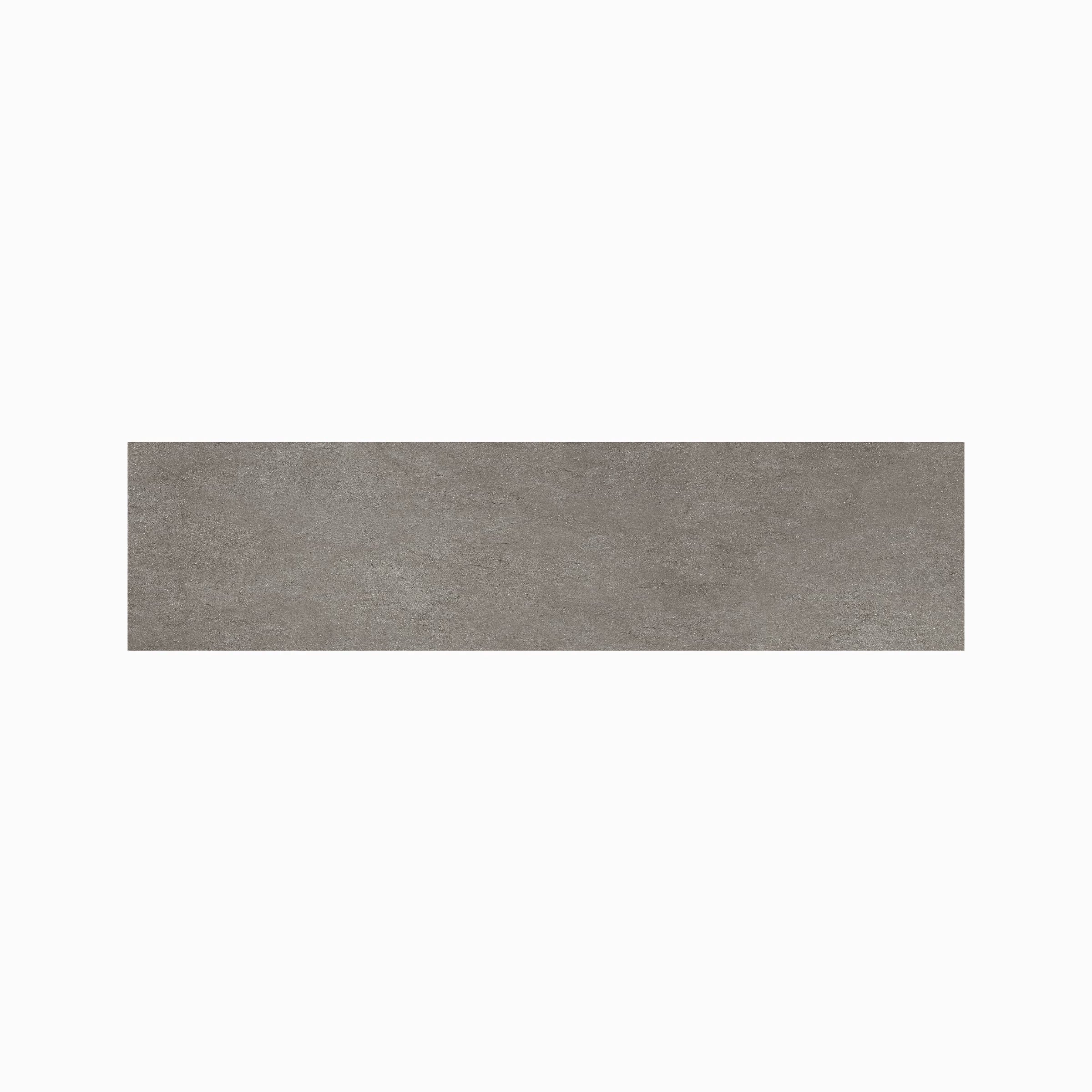 Basaltine 3x12 Matte Porcelain Bullnose Tile in Dark Grey