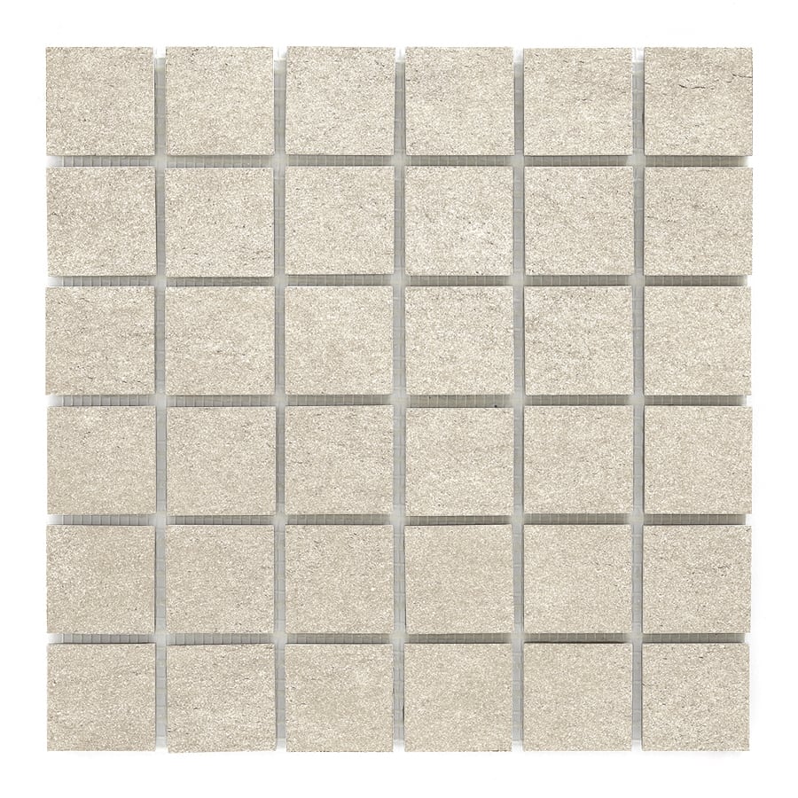 Basaltine 2x2 Matte Porcelain Mesh Mosaic Tile in Sand