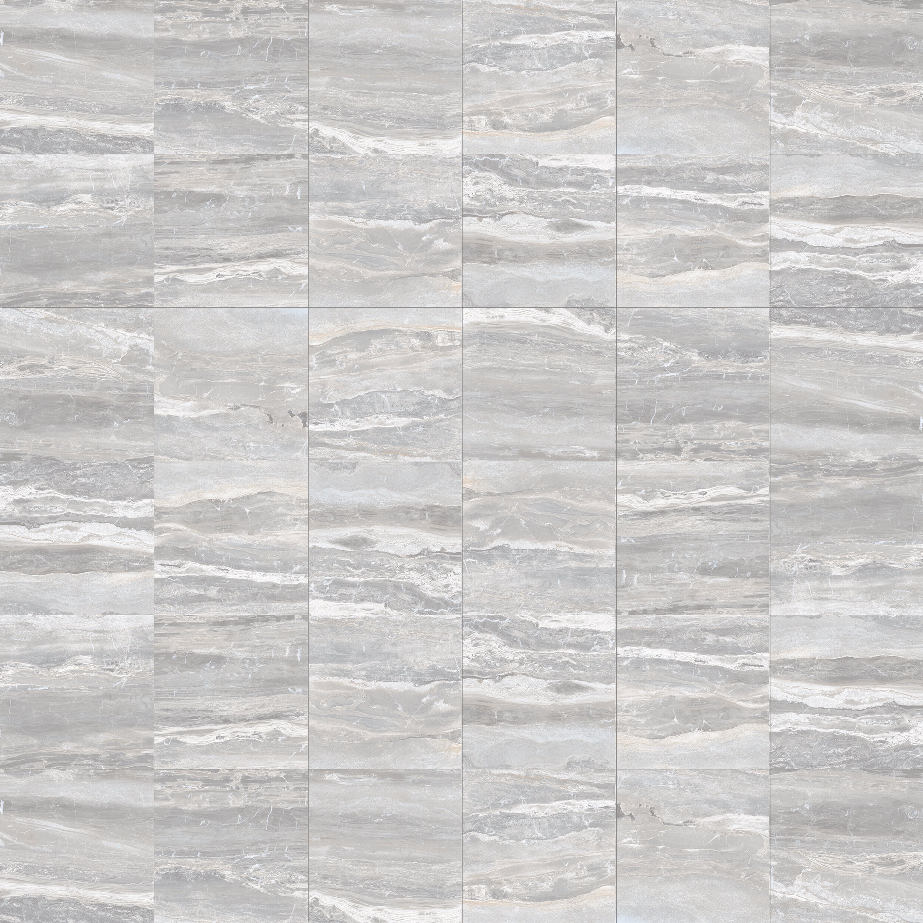 Breccia 2x2 Matte Porcelain Mesh Mosaic Tile in Silver