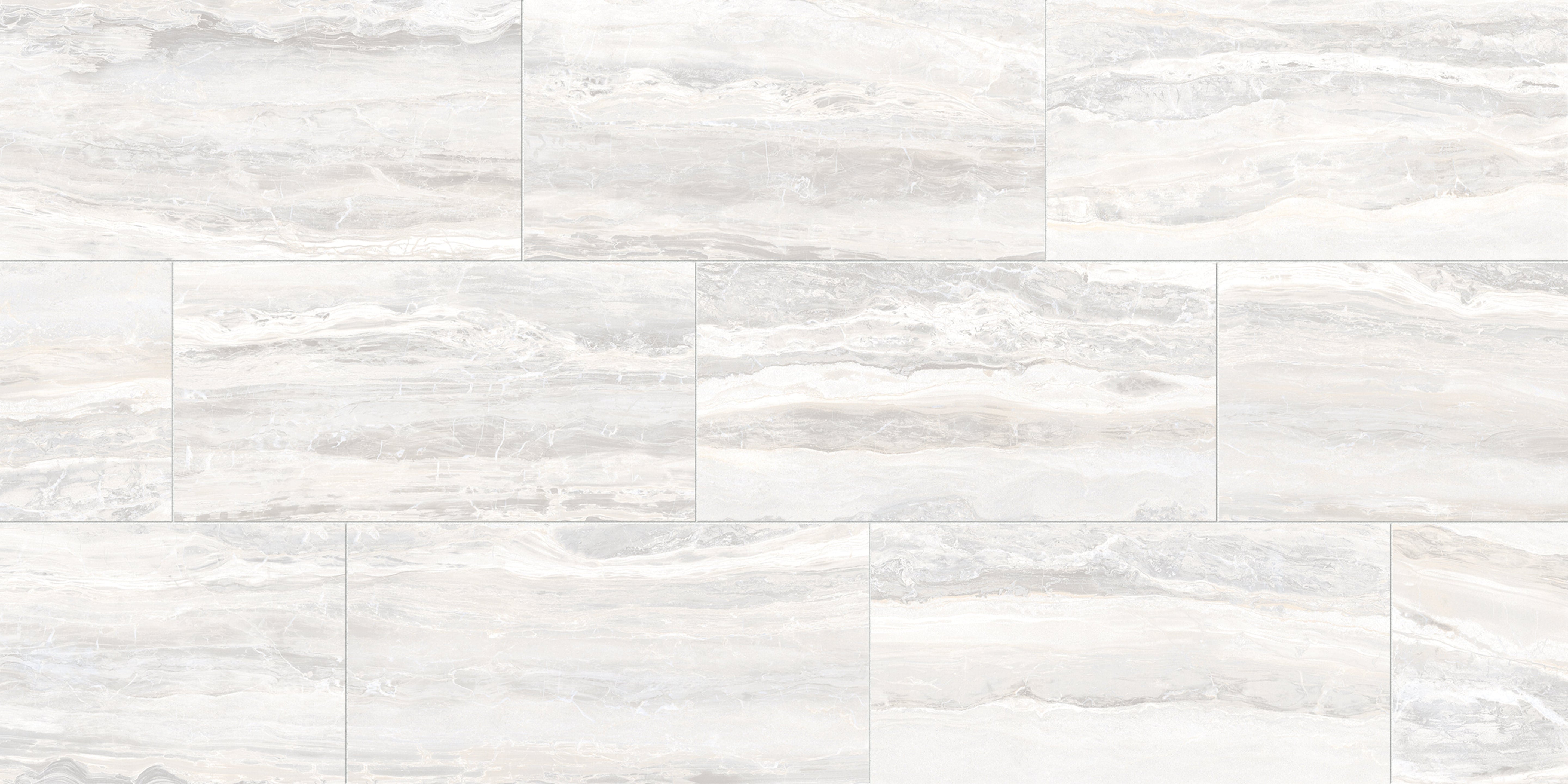 Breccia 12x24 Matte Porcelain Tile in White