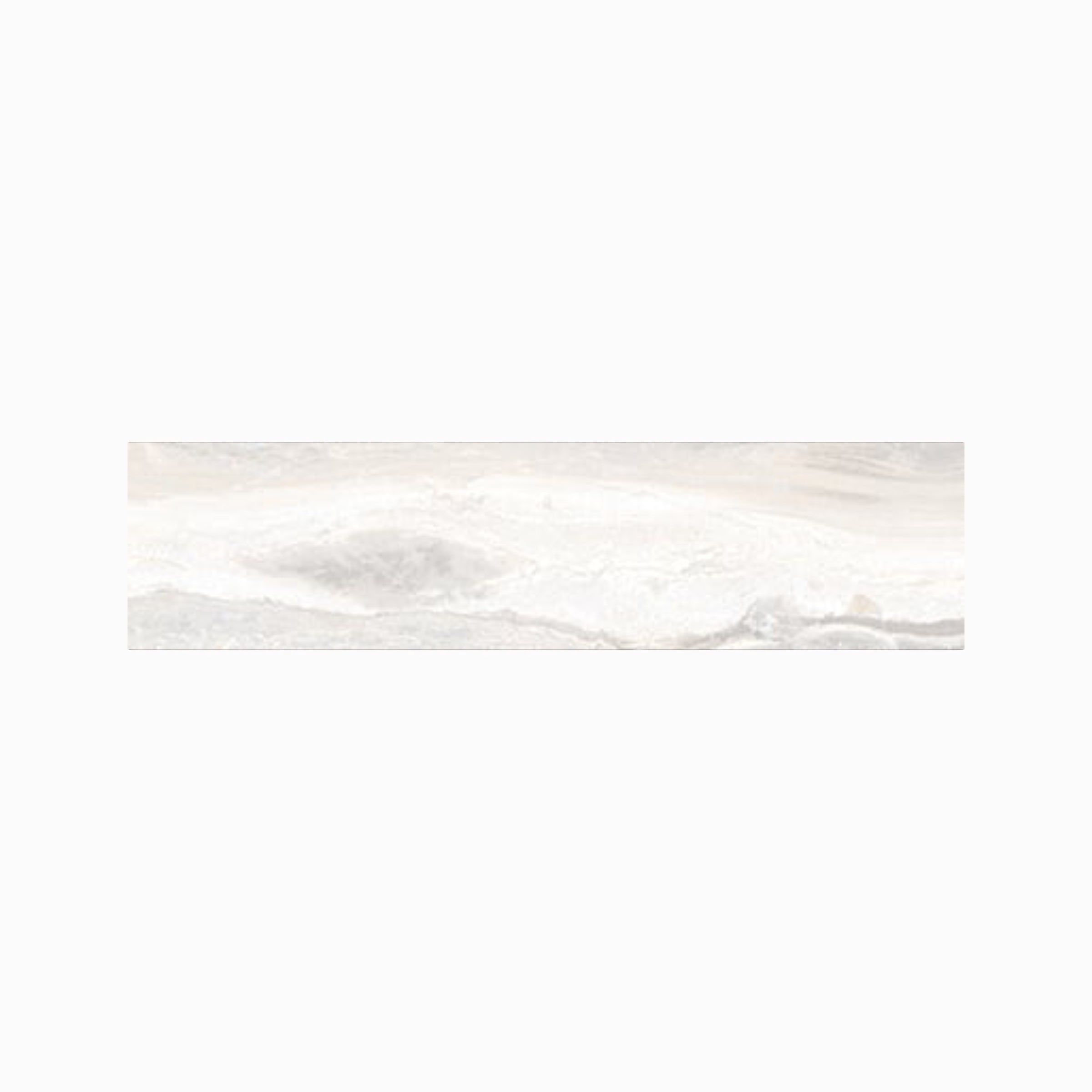 Breccia 3x12 Polished Porcelain Tile in White