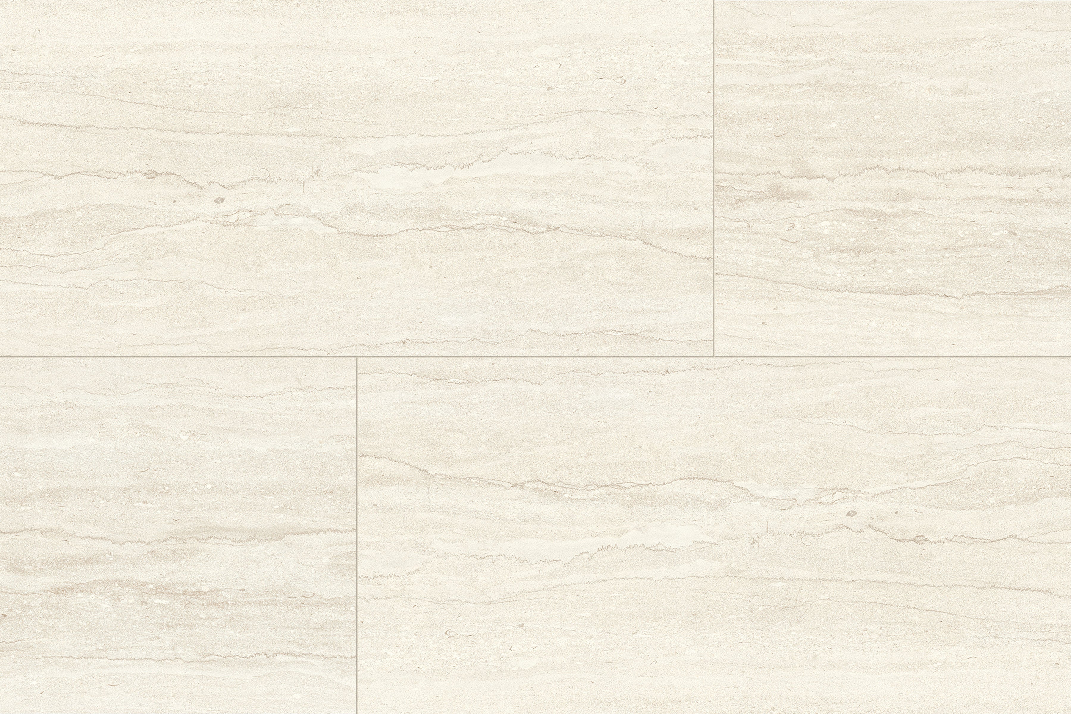 EcoStone 24x48 Matte Porcelain Tile in Vein-Cut Fog