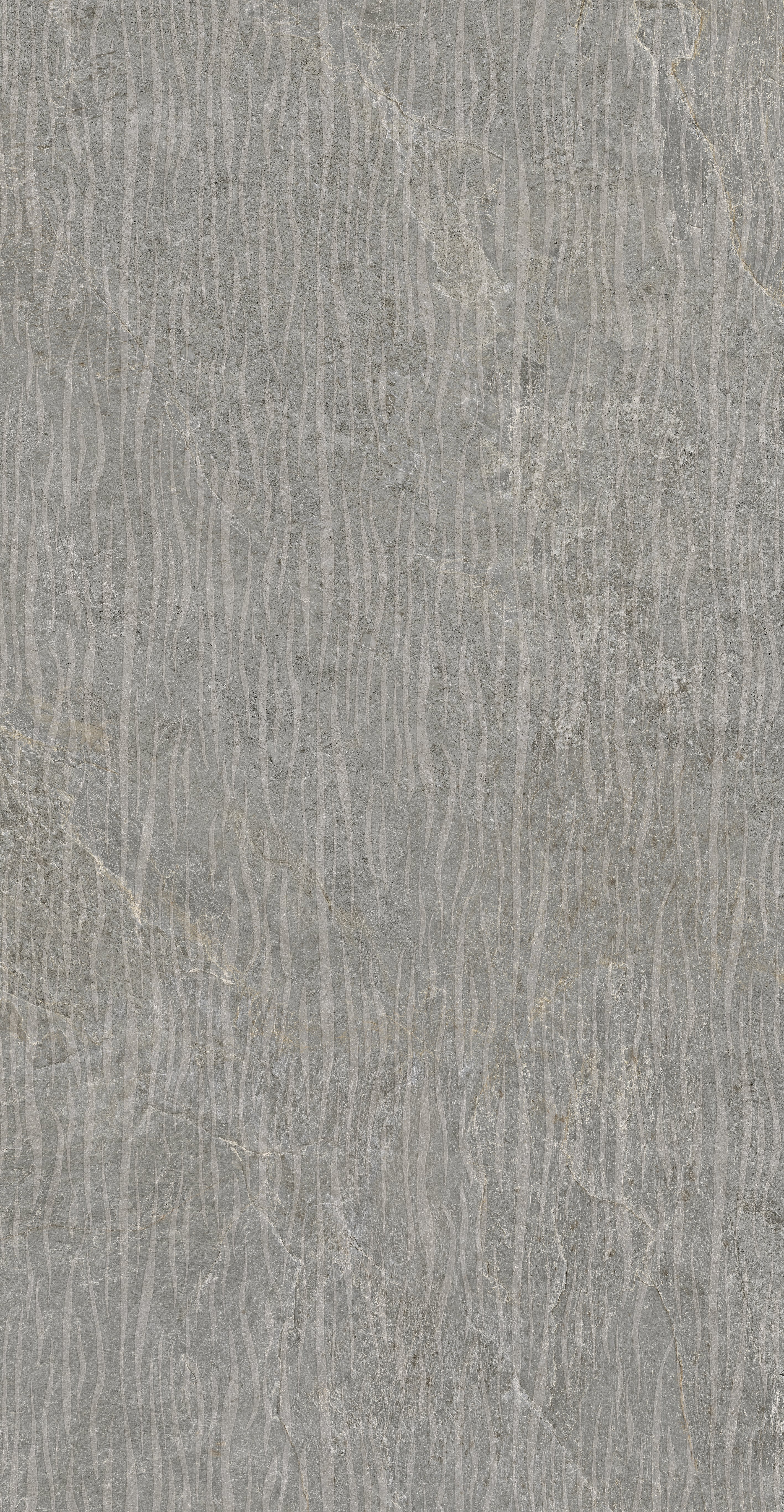 Farmhouse Living 48x110 Matte Deco Waved Porcelain Tile in Millstone