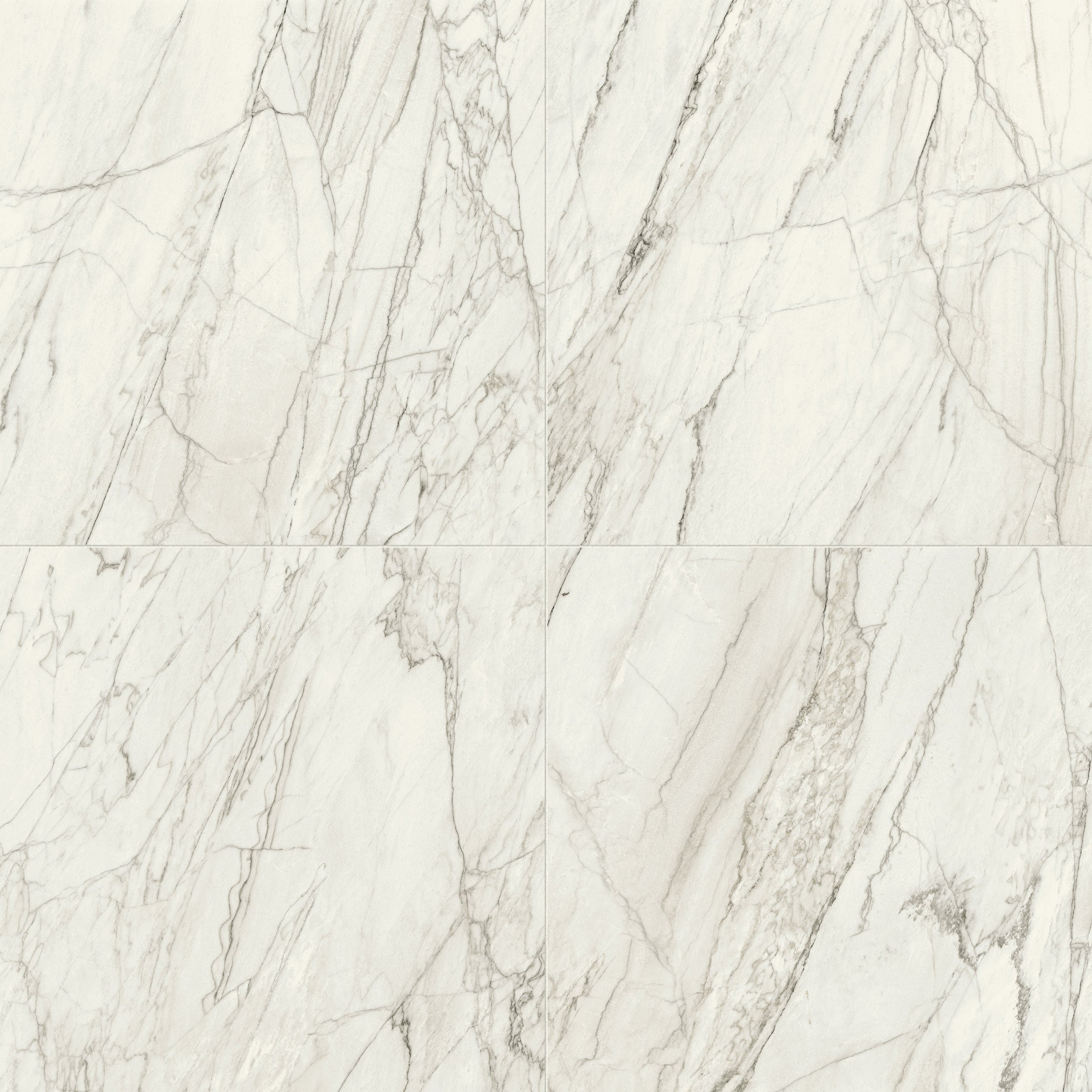 JEM 48x48 Matte Porcelain Tile in Forte White