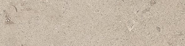 Lith 3x12 Matte Porcelain Bullnose Tile in Antique Cream