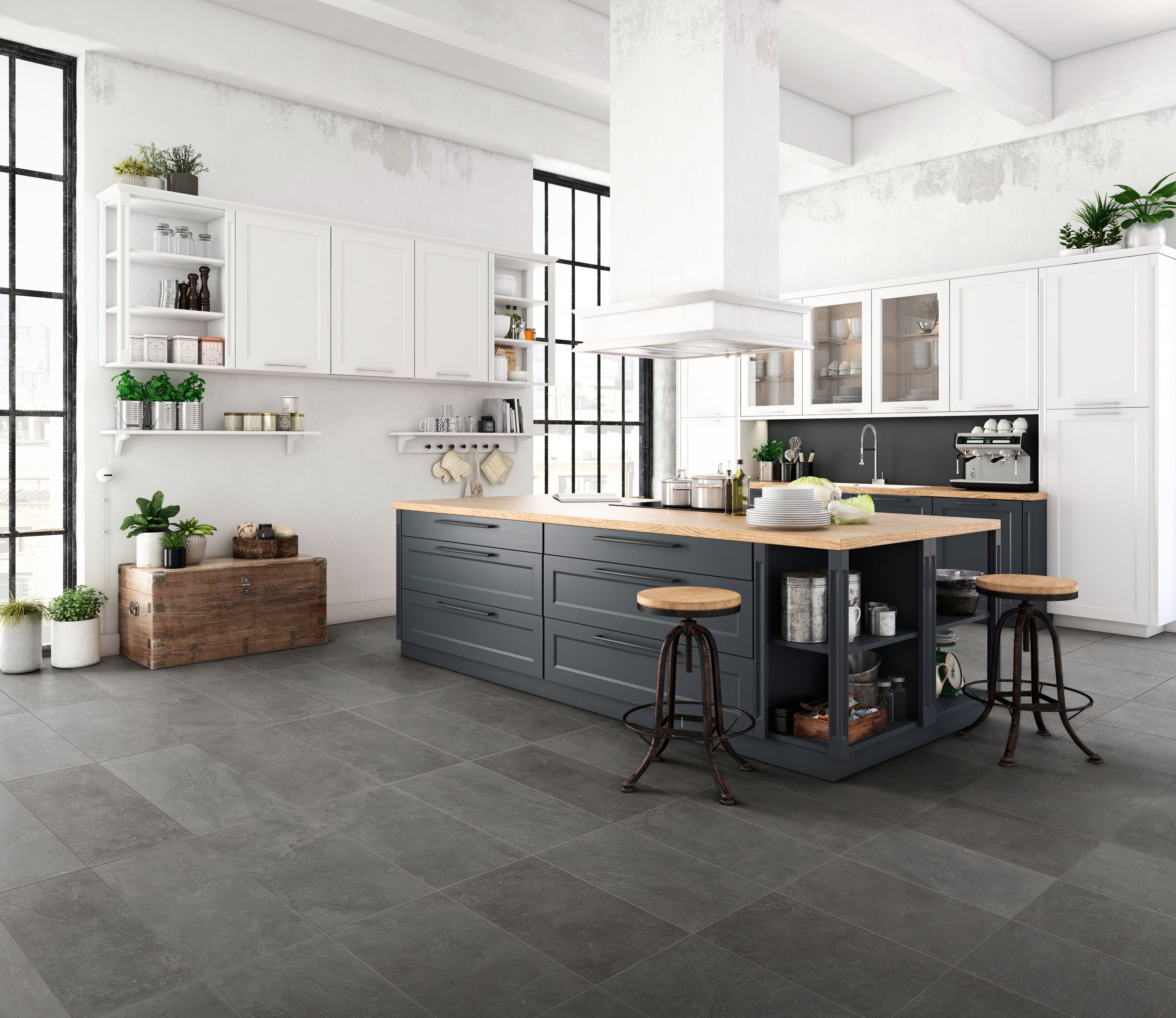 Lith 12x24 Matte Porcelain Tile in Heirloom Blue