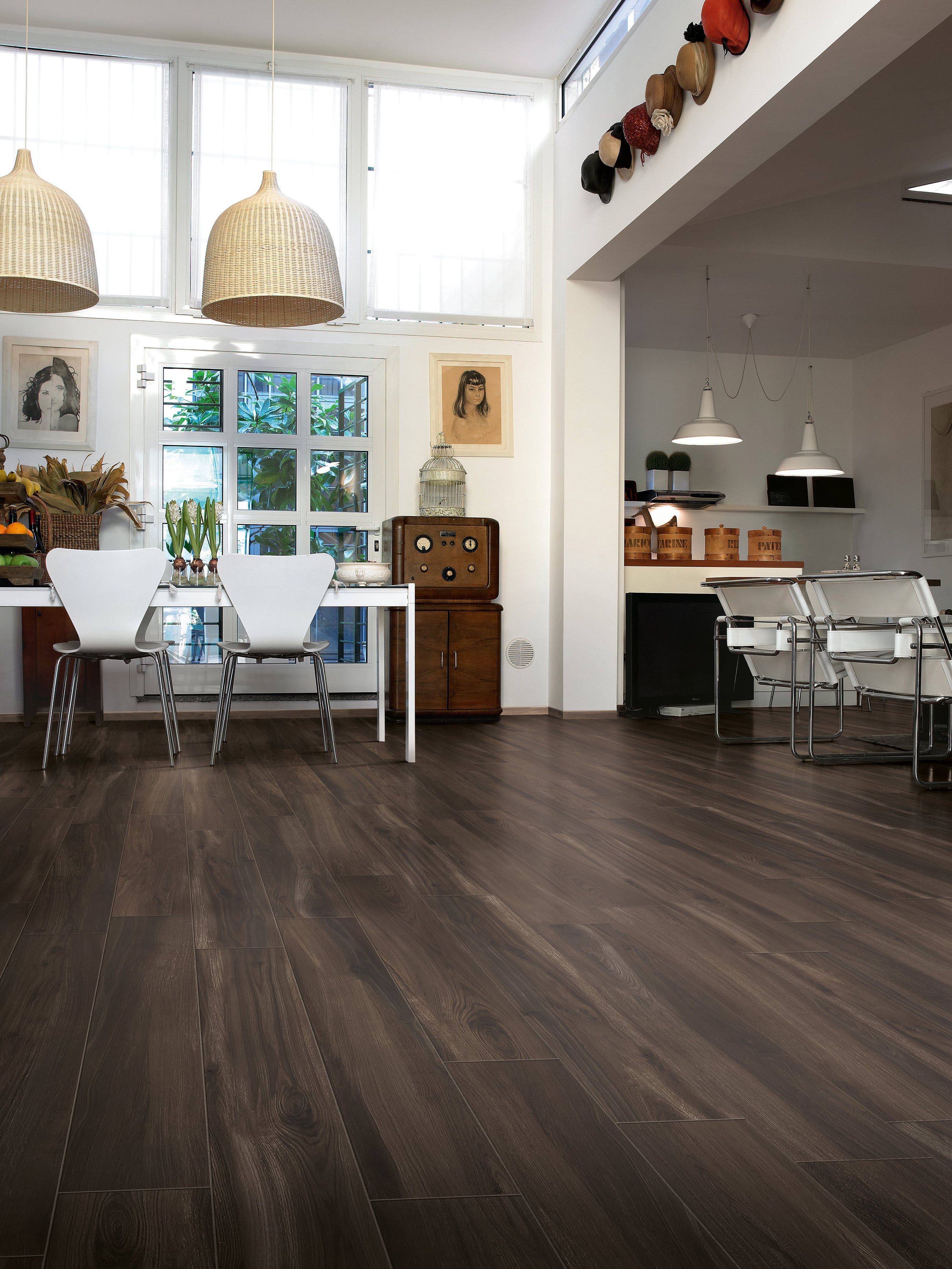 Mood Wood 6x36 Matte Porcelain Tile in Brown