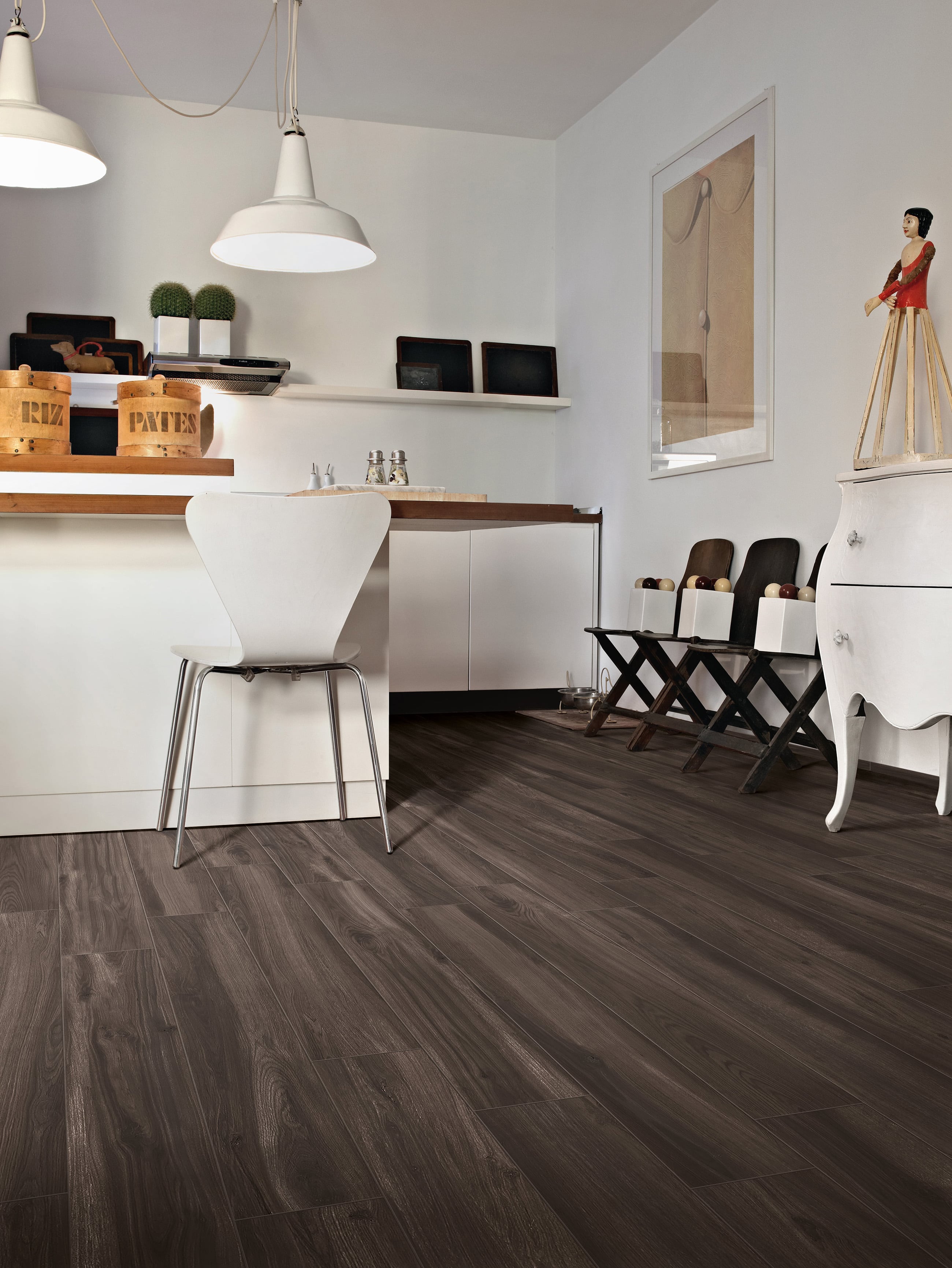 Mood Wood 6x36 Matte Porcelain Tile in Brown