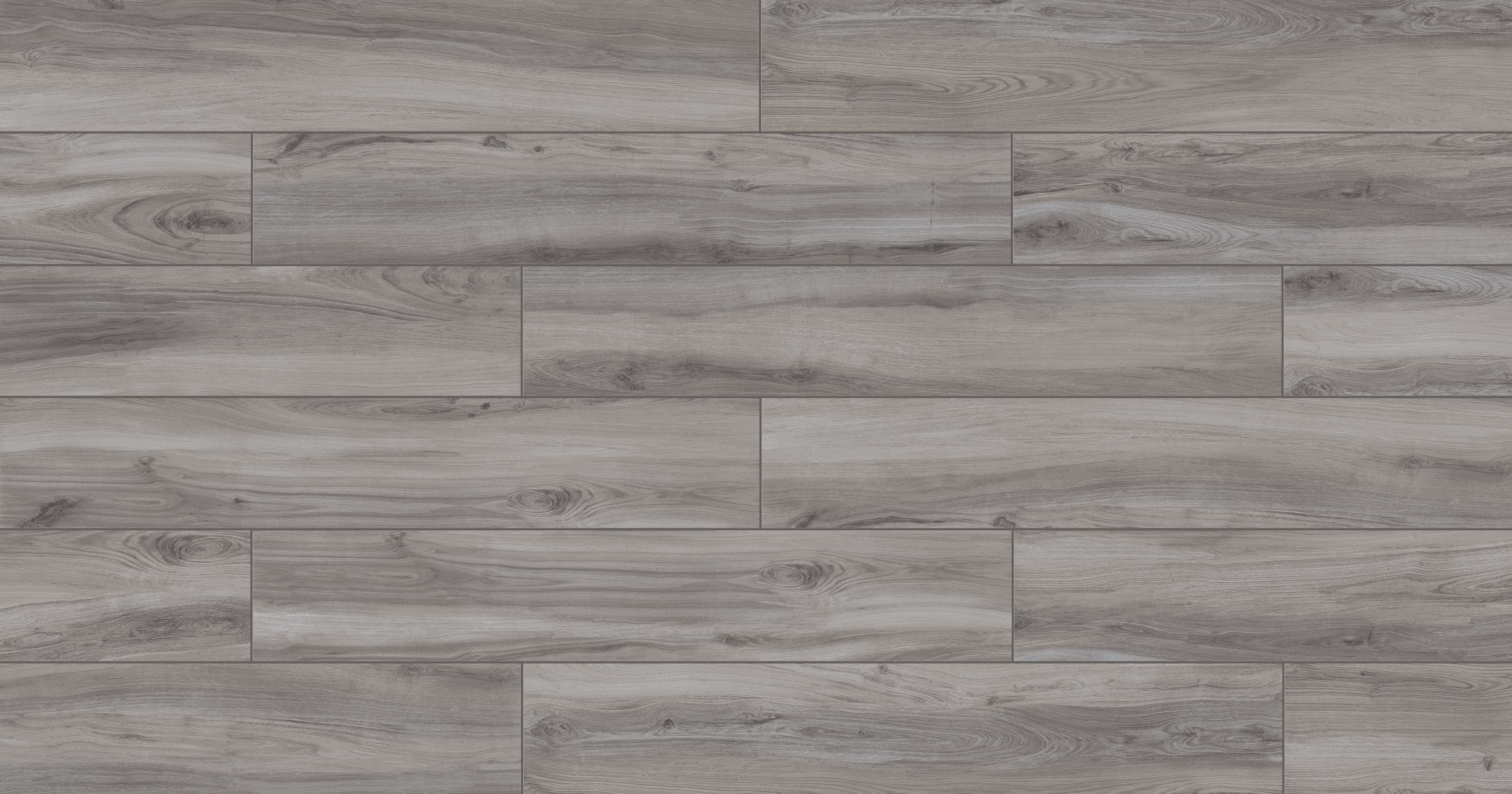 Mood Wood 6x36 Matte Porcelain Tile in Grey