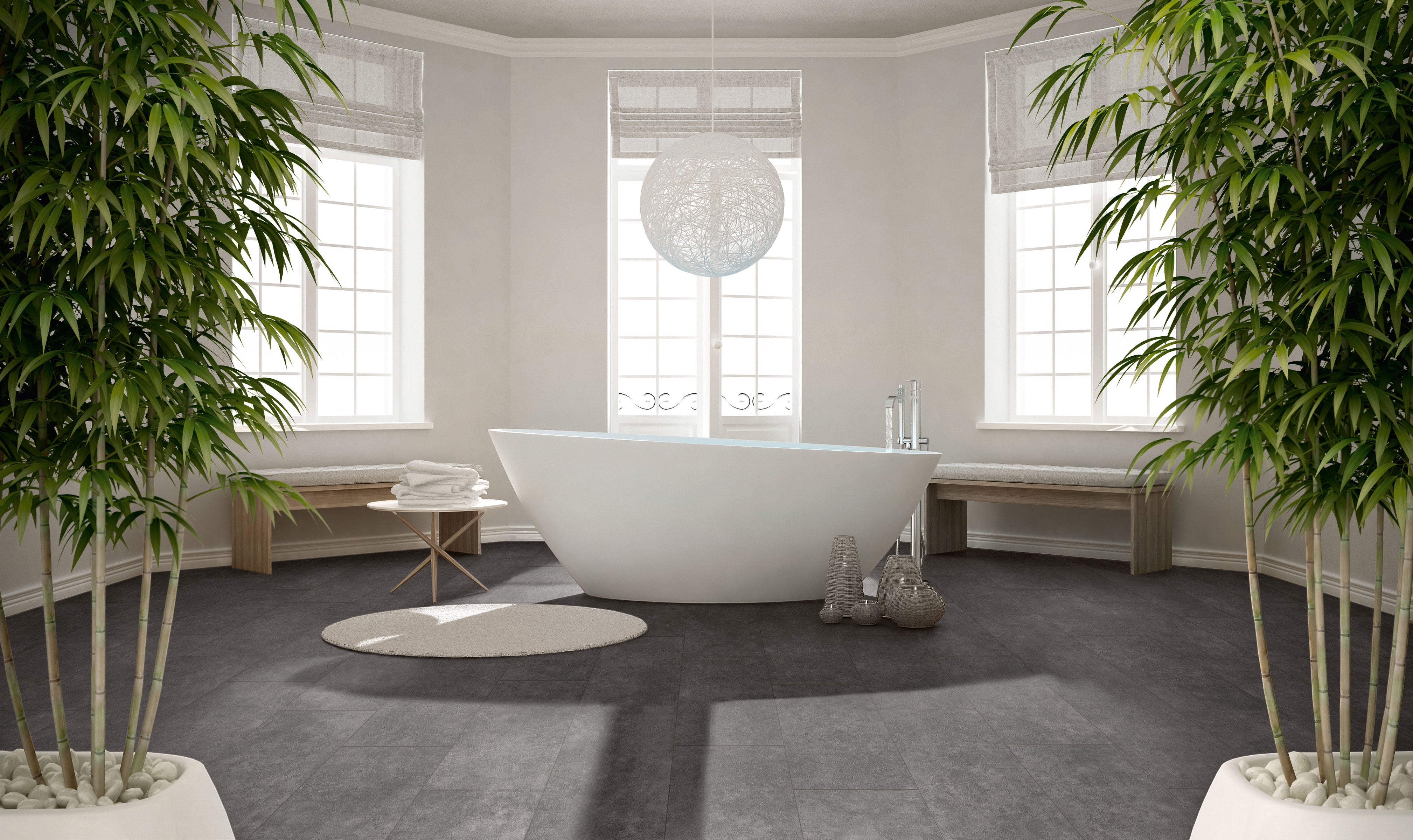 Plaster 2.0 12x24 Matte Porcelain Tile in Midnight