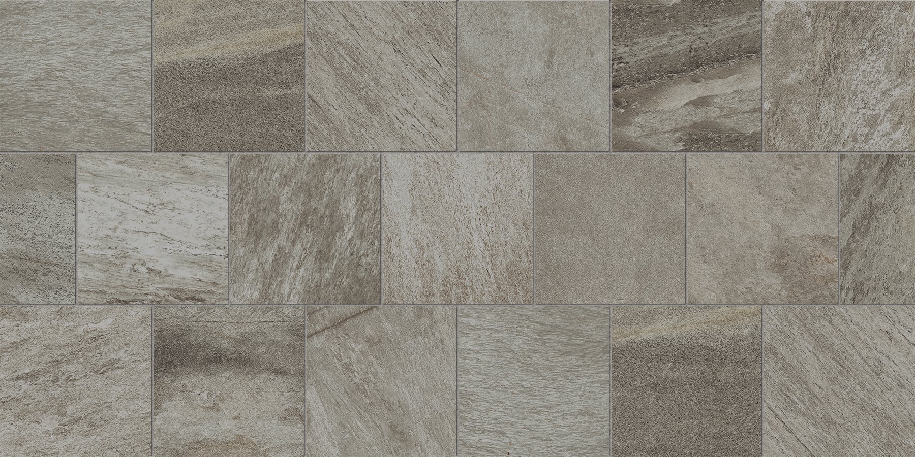 Quartz 24x24 Grip Porcelain 2cm Paver Tile in Grey