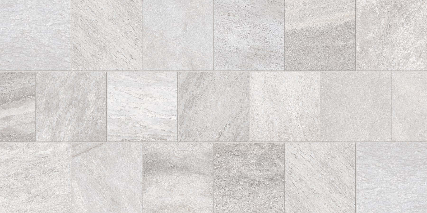 Quartz 24x24 Grip Porcelain 2cm Paver Tile in White