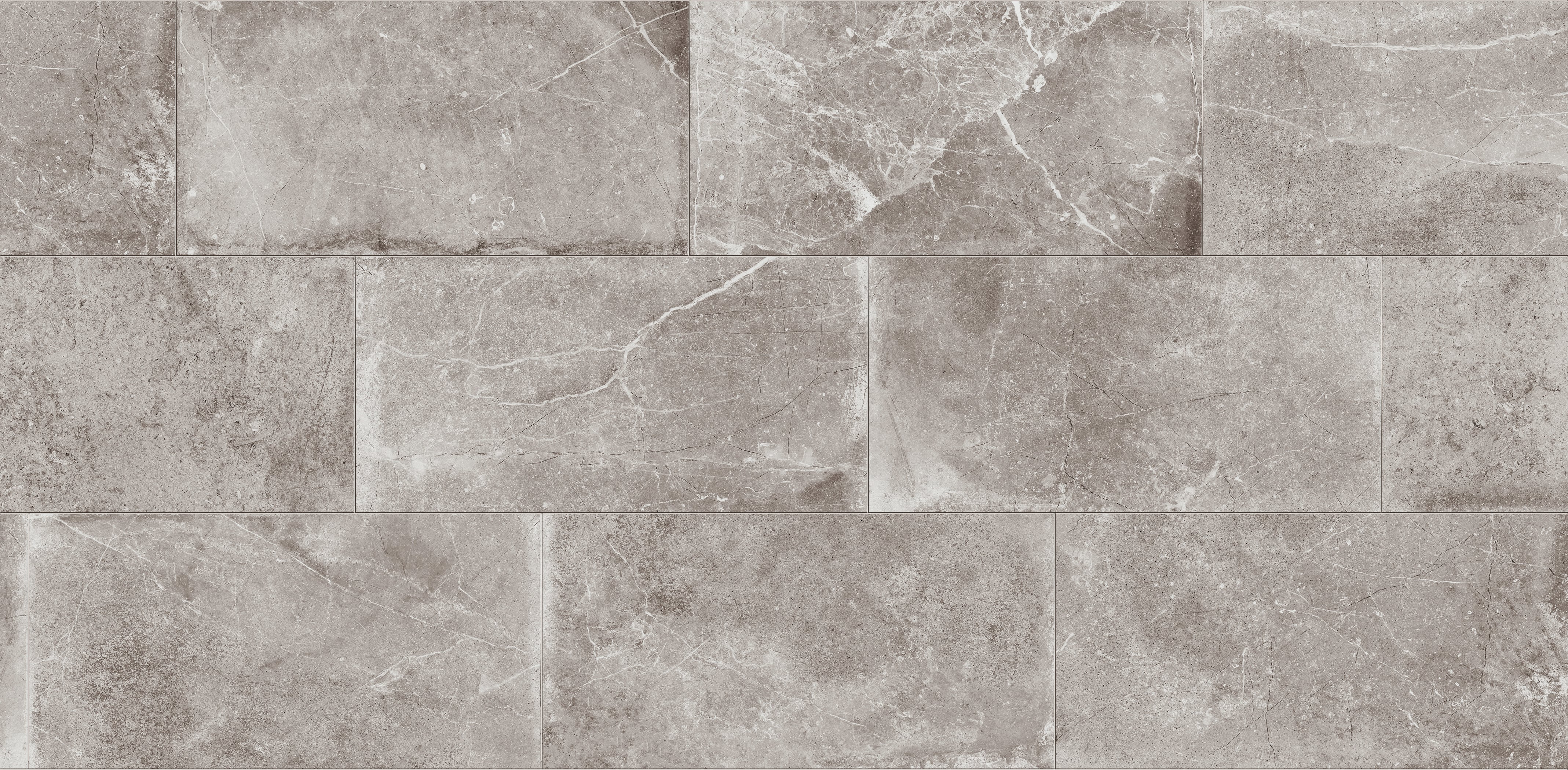 Rustic Stone 12x24 Matte Porcelain Tile in Grey