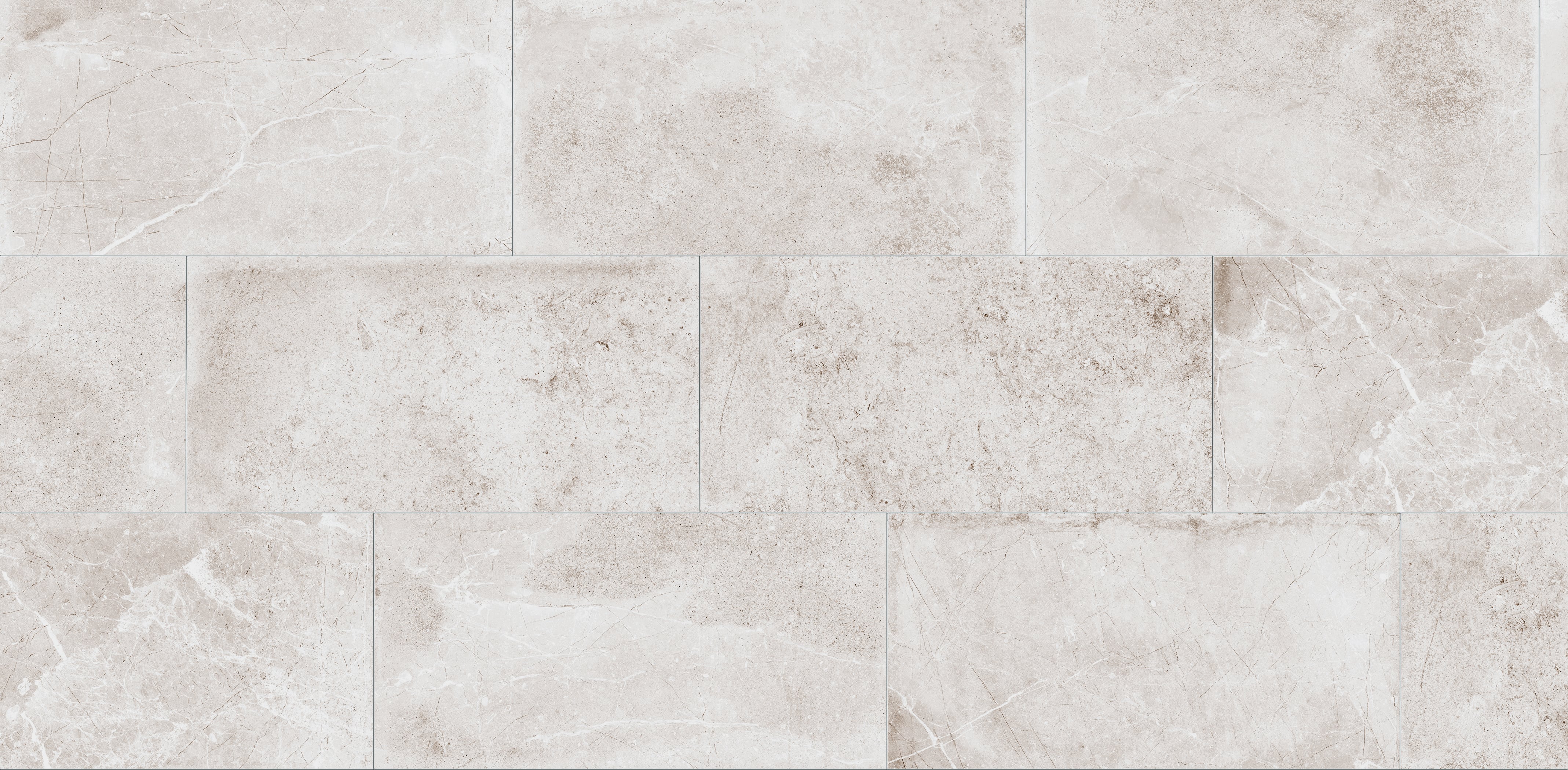 Rustic Stone 12x24 Matte Porcelain Tile in White