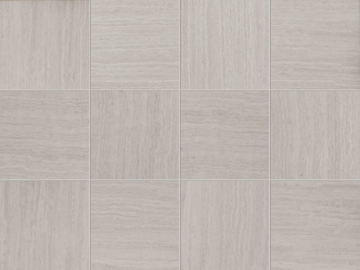 Stratos 12x12 Matte Porcelain Tile in Silver