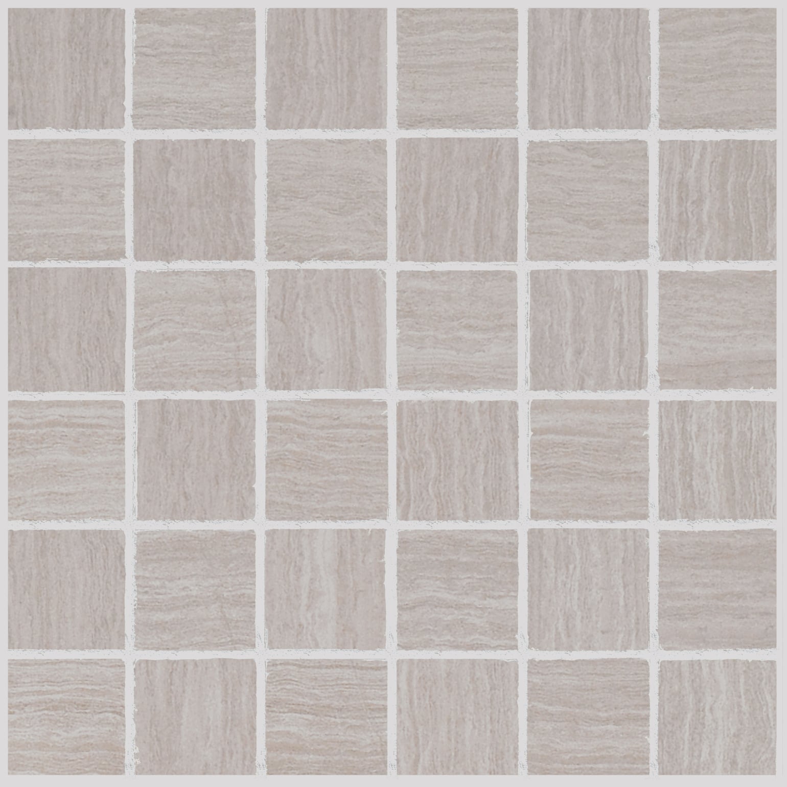 Stratos 2x2 Matte Porcelain Mesh Mosaic Tile in Silver