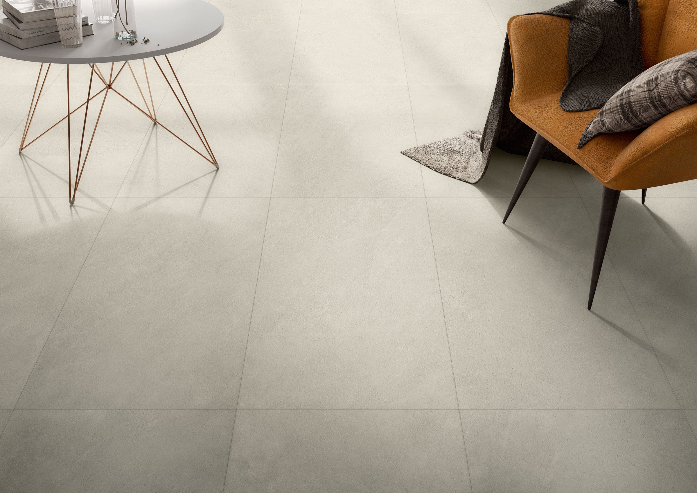 Tycoon 24x48 Matte Porcelain Tile in Polar