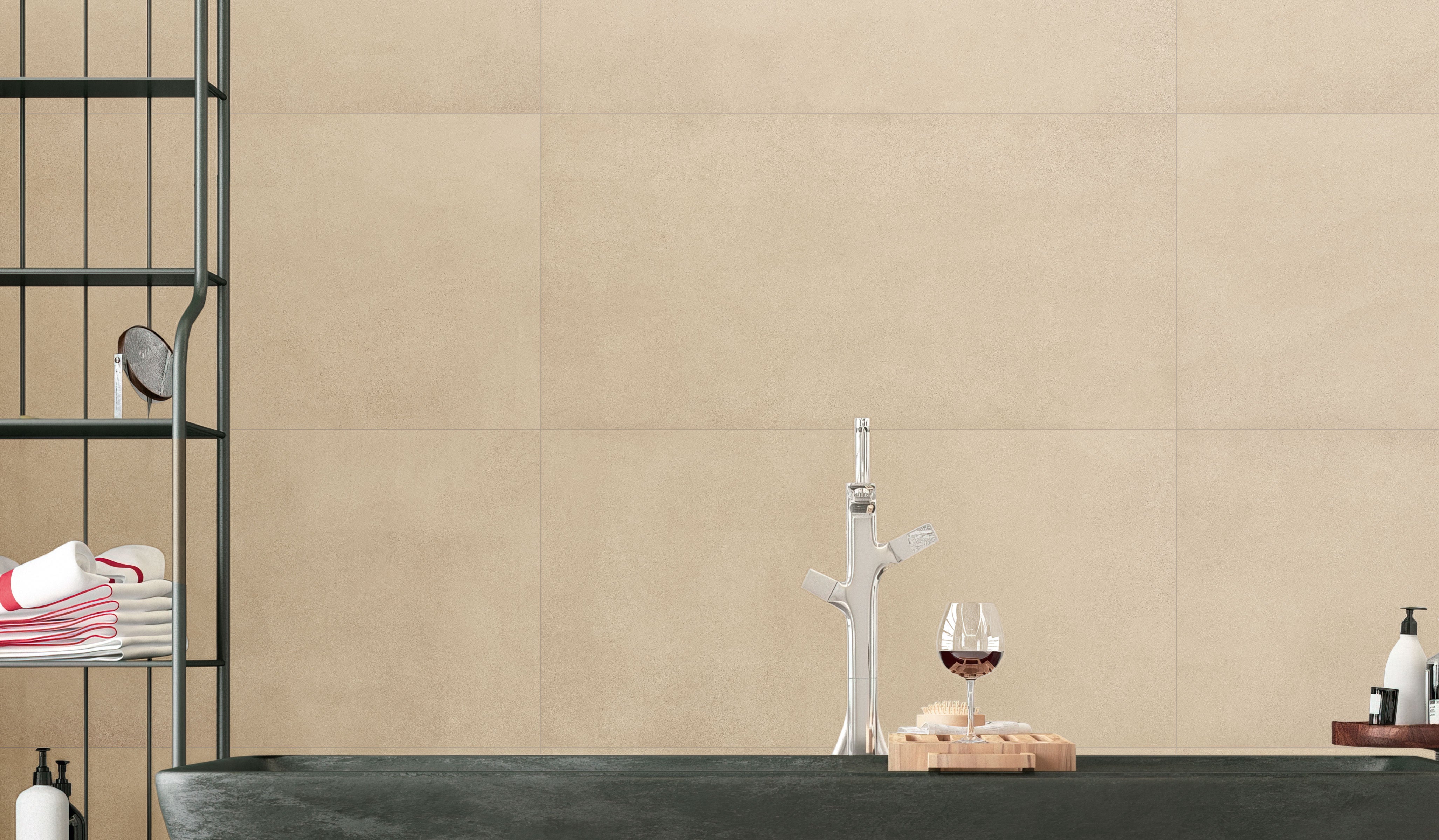 Urban Living 24x48 Matte Porcelain Tile in Sand