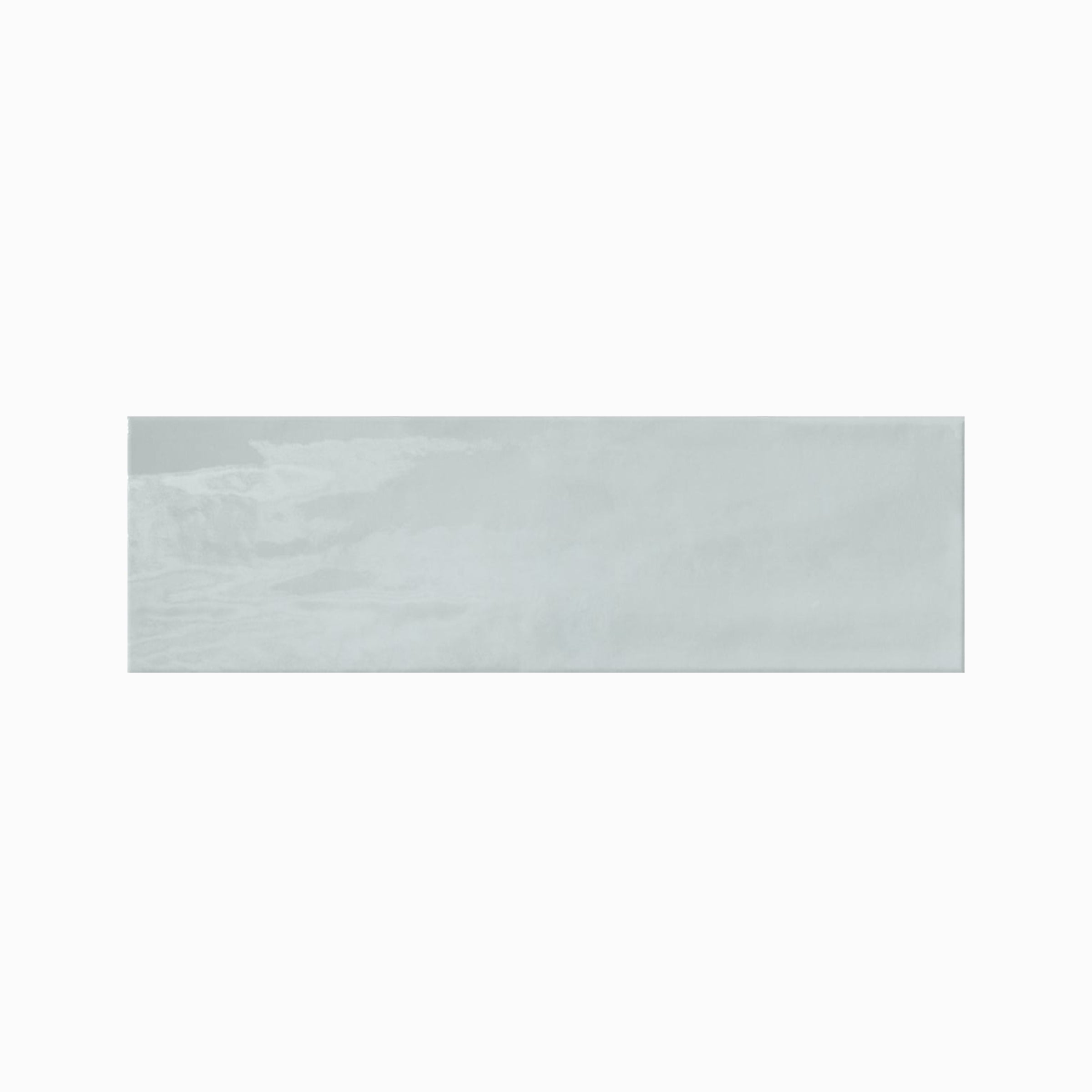 Urban Living 6x24 Glossy Porcelain Bullnose Tile in Aqua