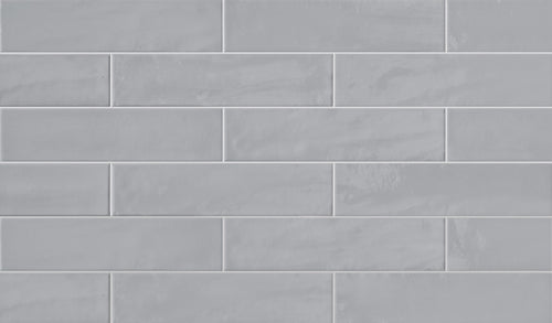 Urban Living 3x12 Glossy Porcelain Tile in Essential Grey