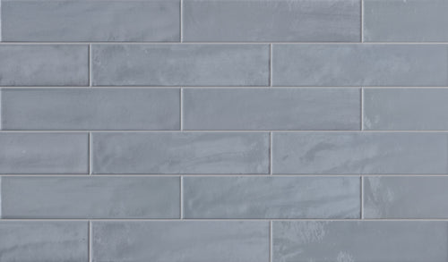 Urban Living 3x12 Glossy Porcelain Tile in Nimbus