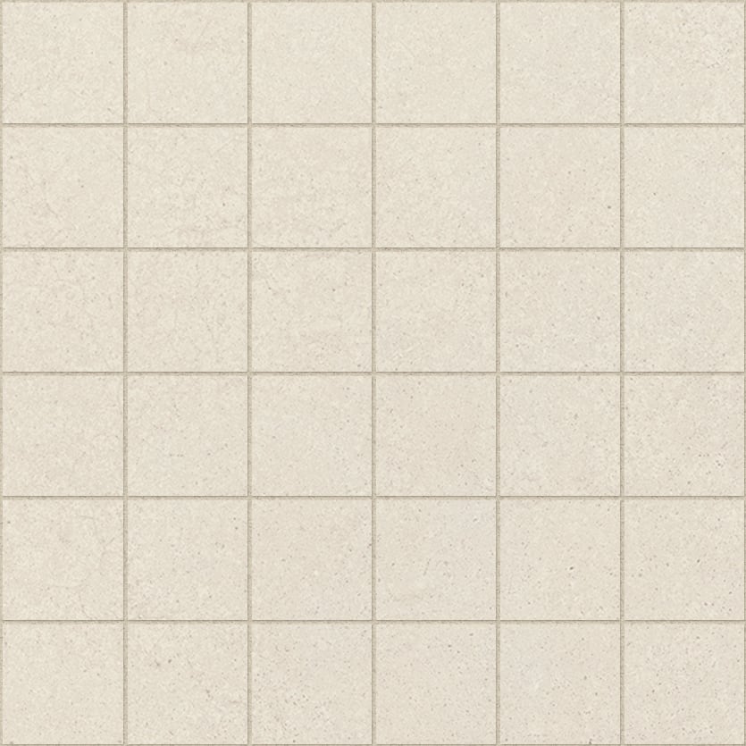 Urban Living 2x2 Matte Porcelain Mesh Mosaic Tile in Tan