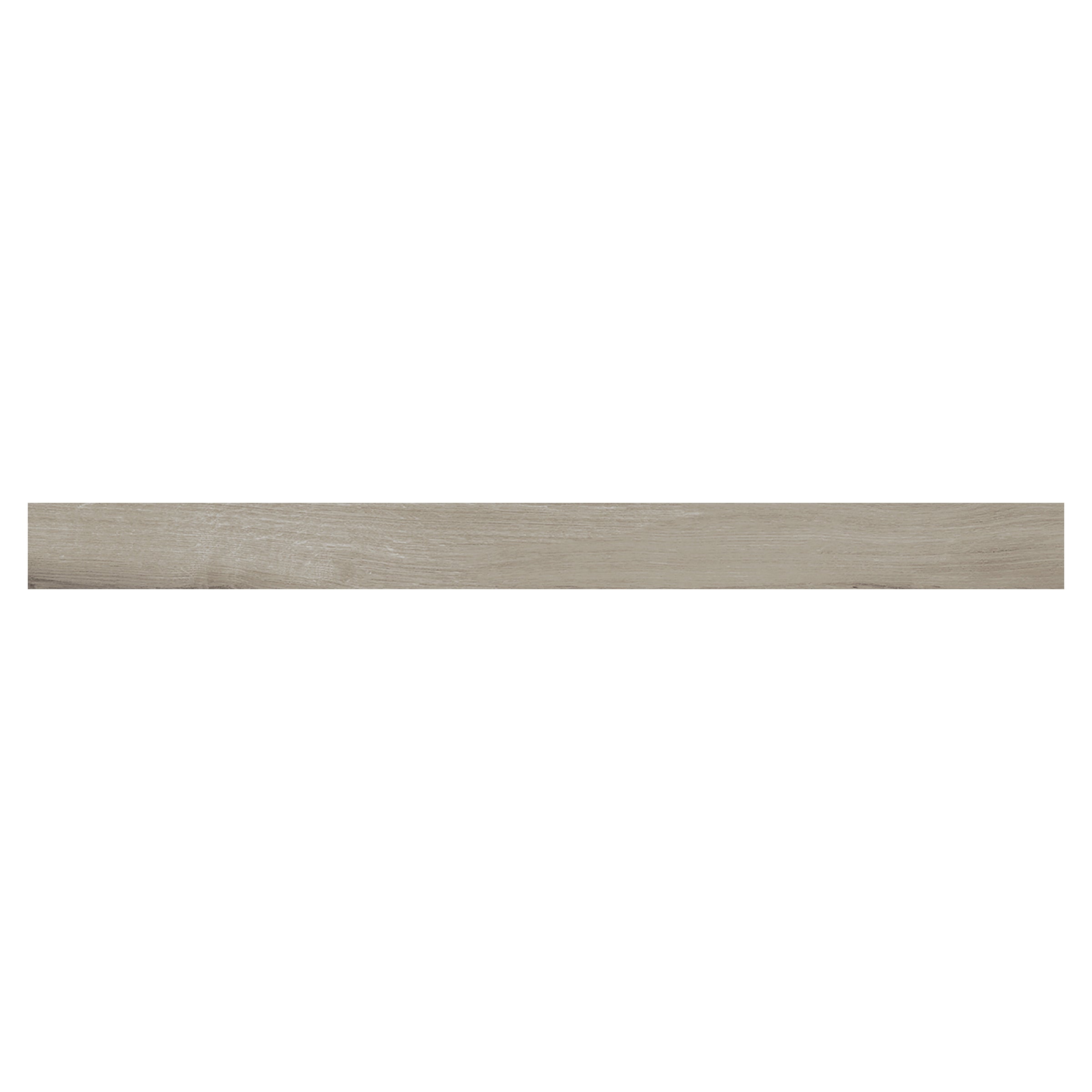 Mood Wood 3x36 Matte Porcelain Bullnose Tile in Grey