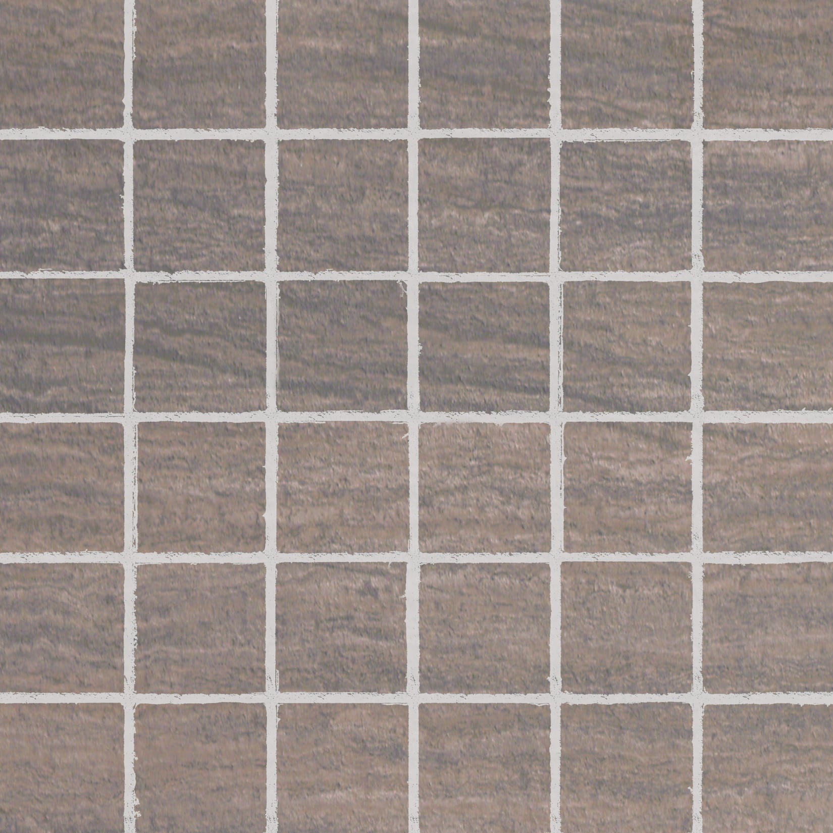 Layers 2x2 Matte Porcelain Mesh Mosaic Tile in Obsidian