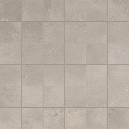 +One 2x2 Matte Porcelain Mesh Mosaic Tile in Greige