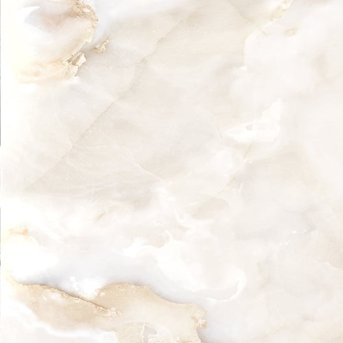 Onyx 24x24 Polished Porcelain Tile in Ivory