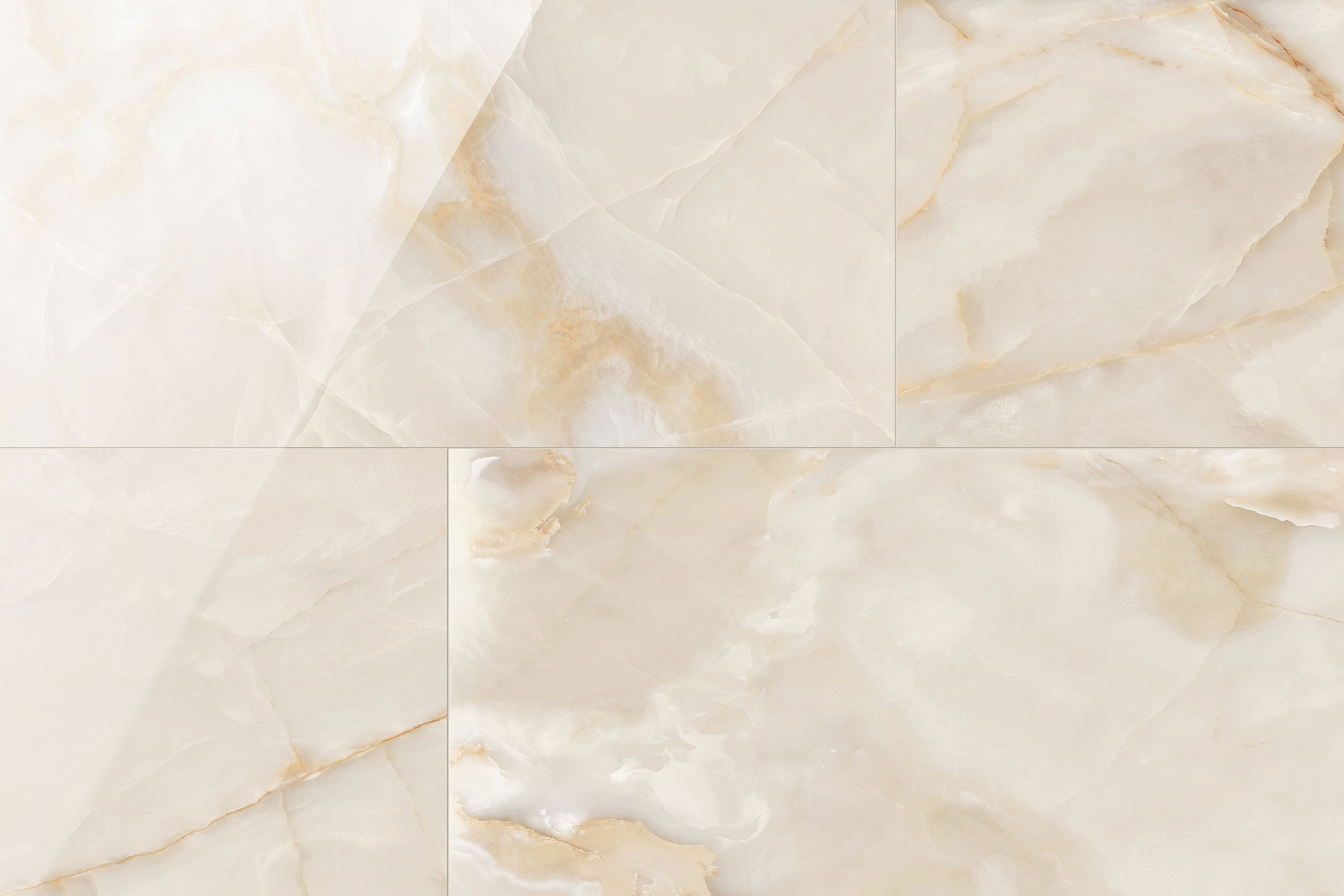 Onyx 24x48 Polished Porcelain Tile in Beige