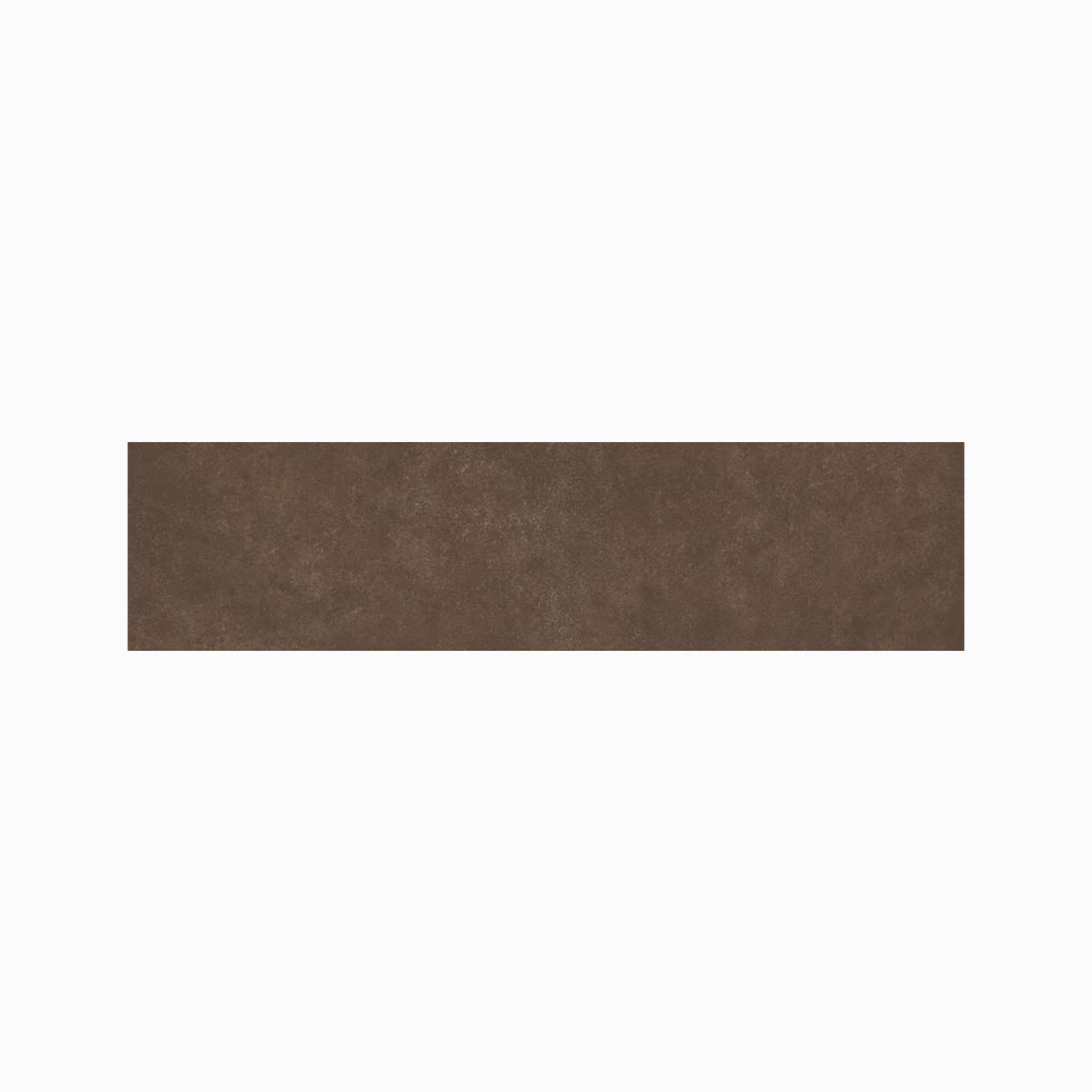 Plaster 2.0 3x12 Matte Porcelain Bullnose Tile in Espresso