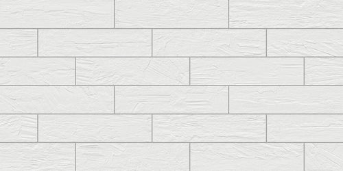 Plaster 2.0 6x24 Matte Porcelain Tile in Venetian Crystal White