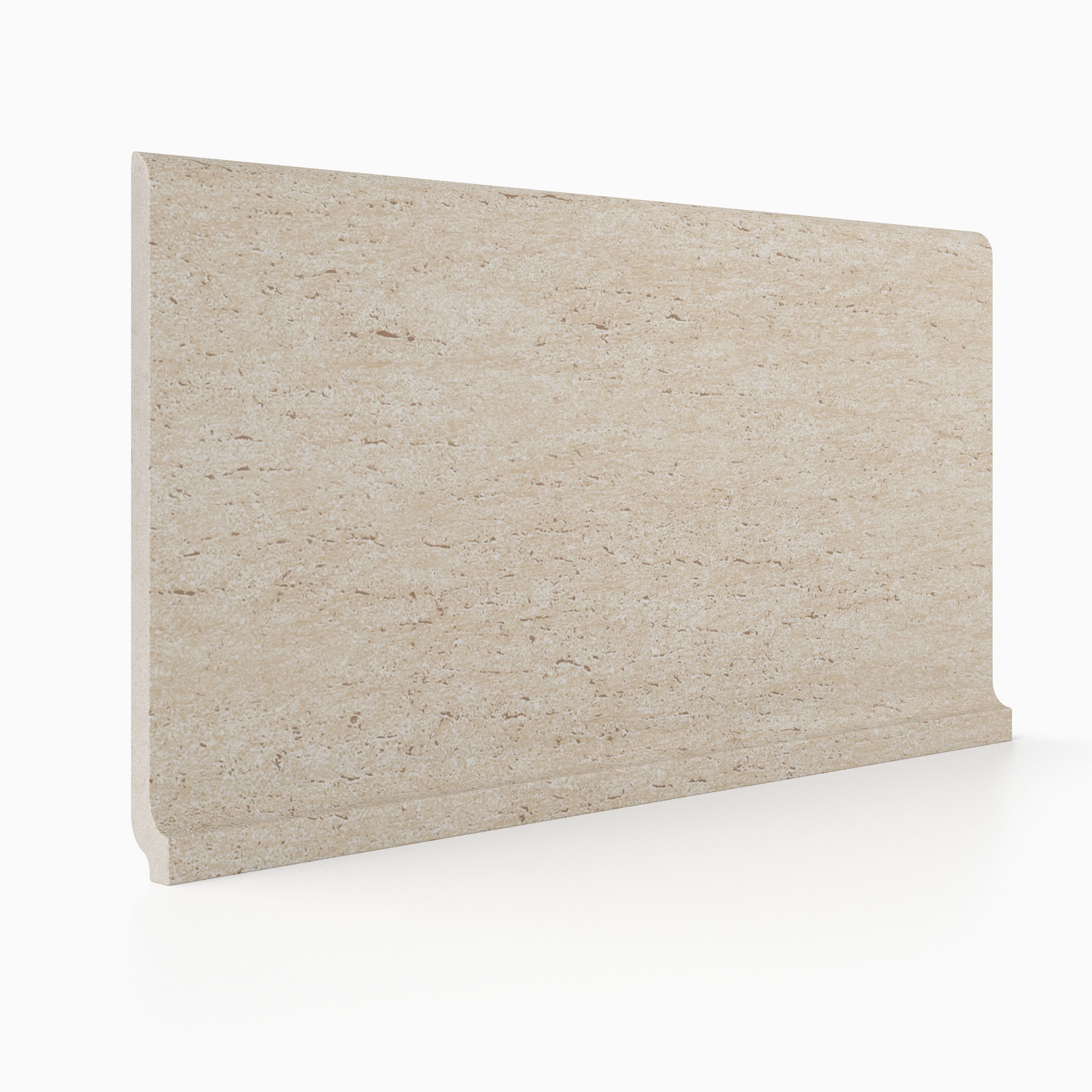 Basaltine 6x12 Matte Porcelain Cove Base Tile in Sand