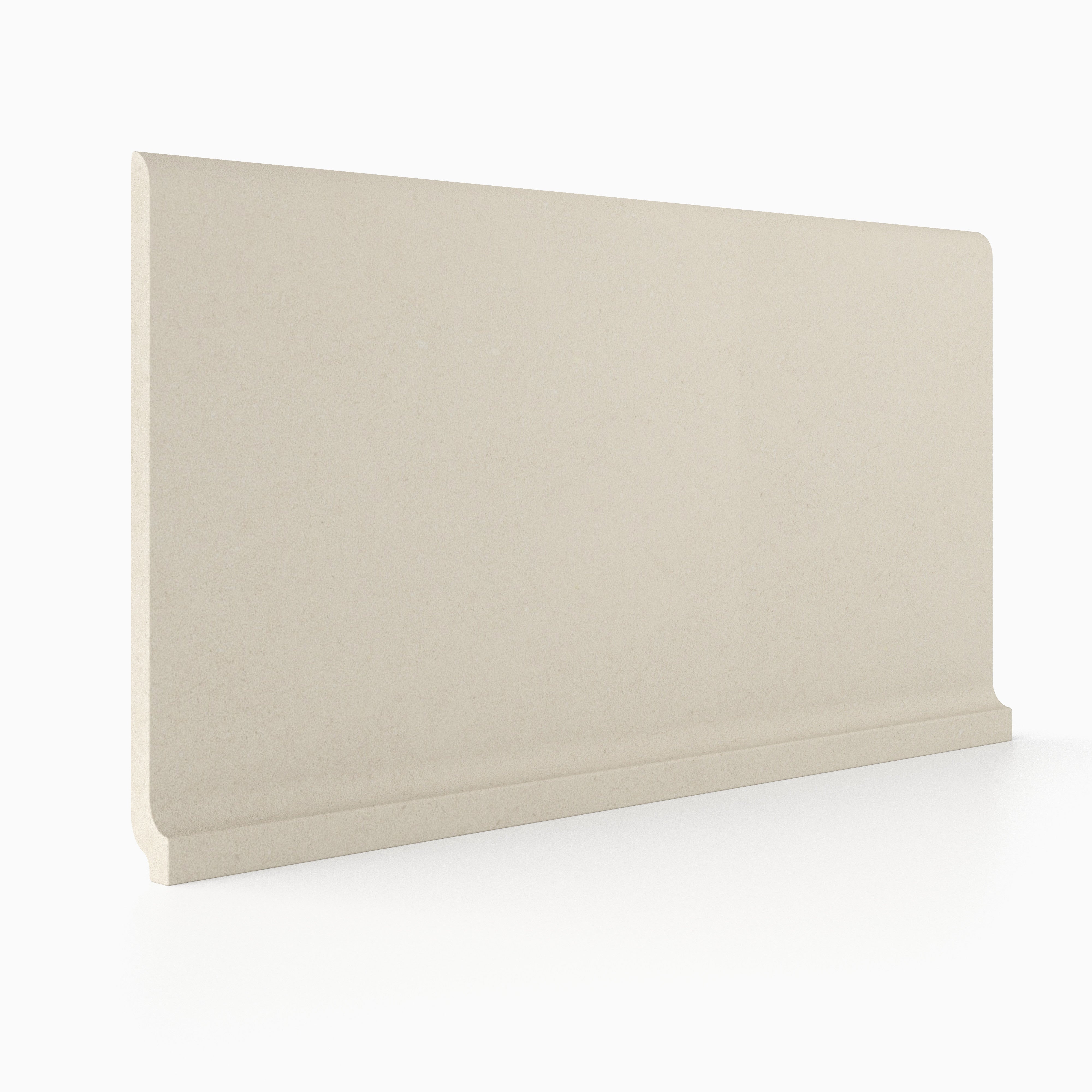 Urban Living 6x12 Matte Porcelain Cove Base Tile in Tan